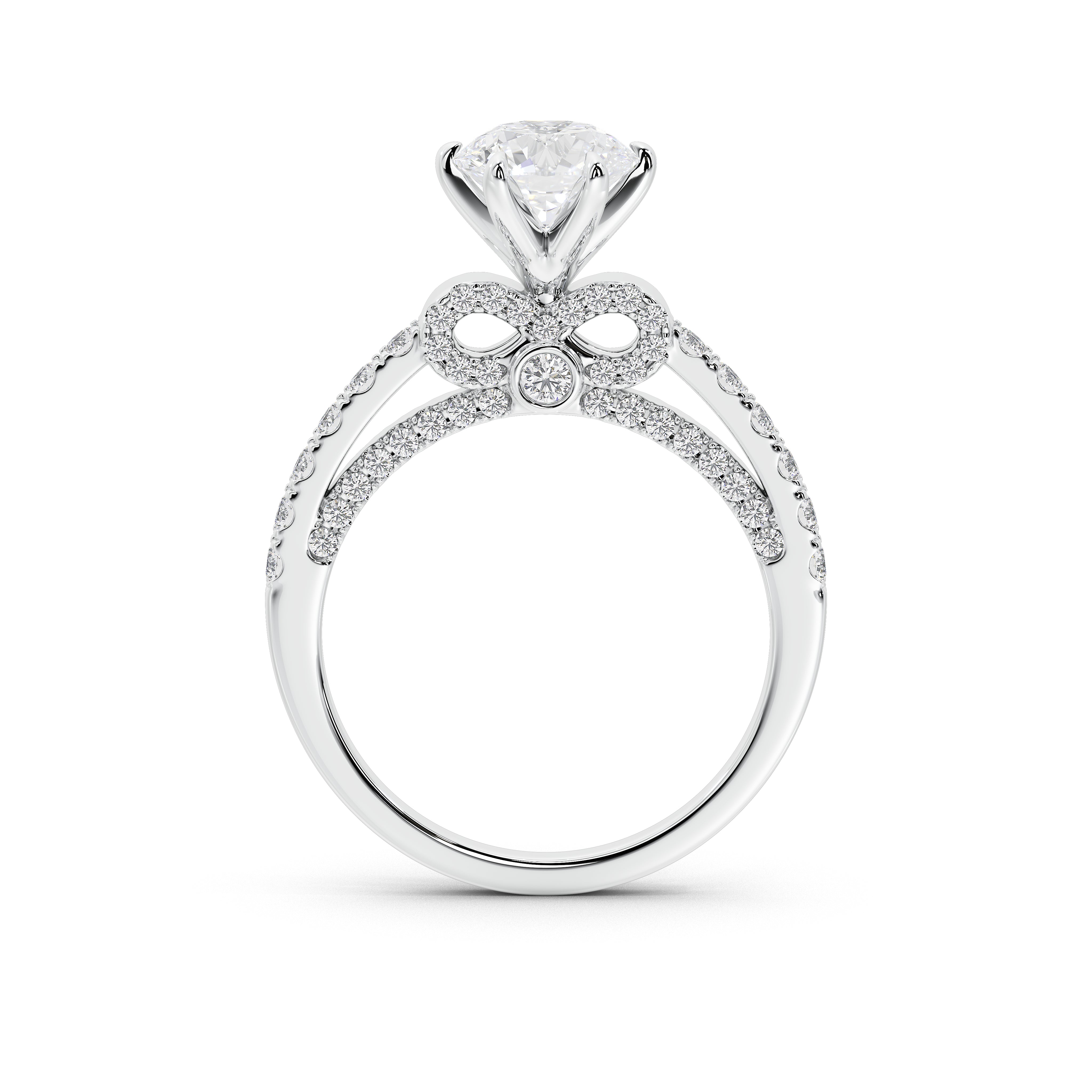 1 Carat Zinara Round Solitaire Ring