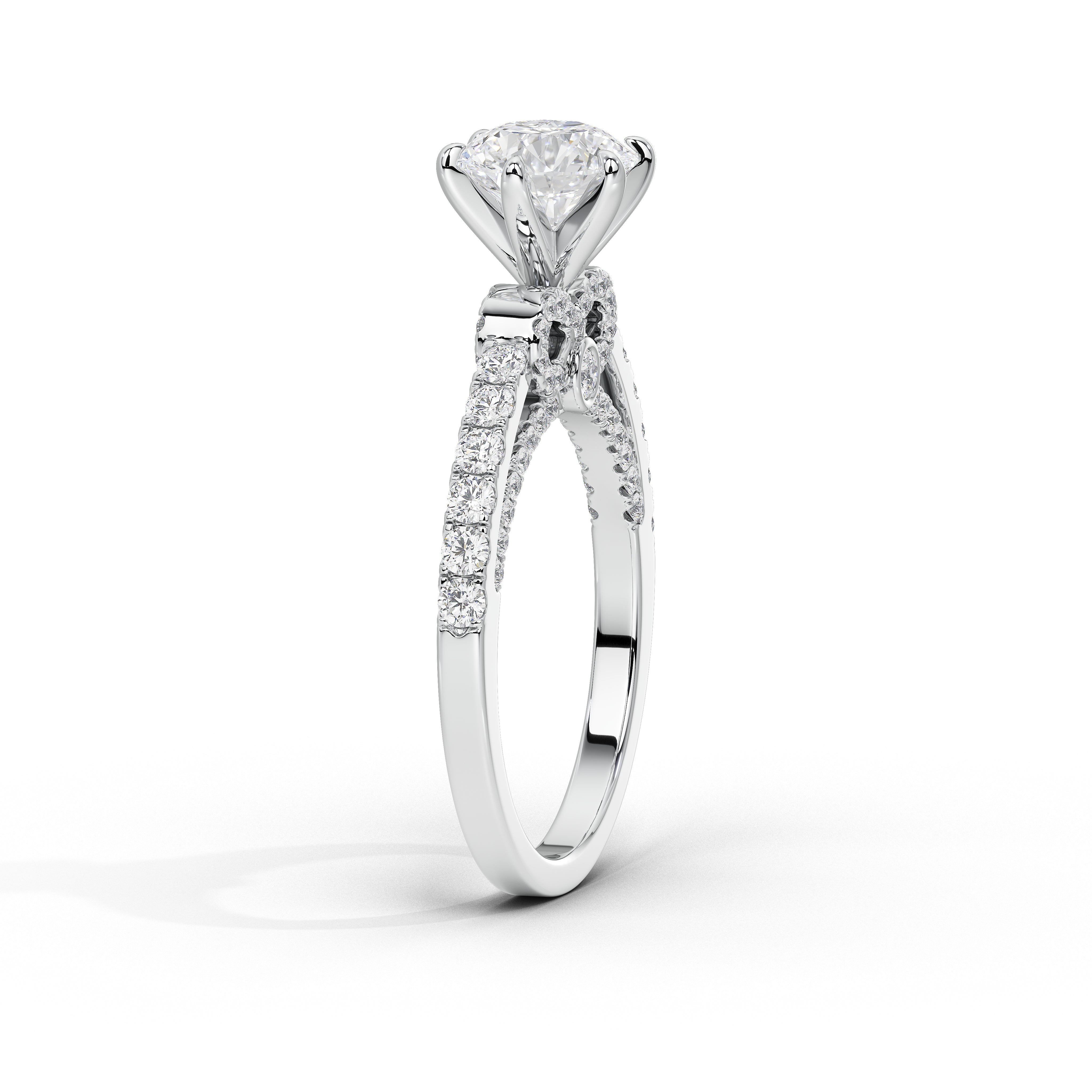 1 Carat Zinara Round Solitaire Ring