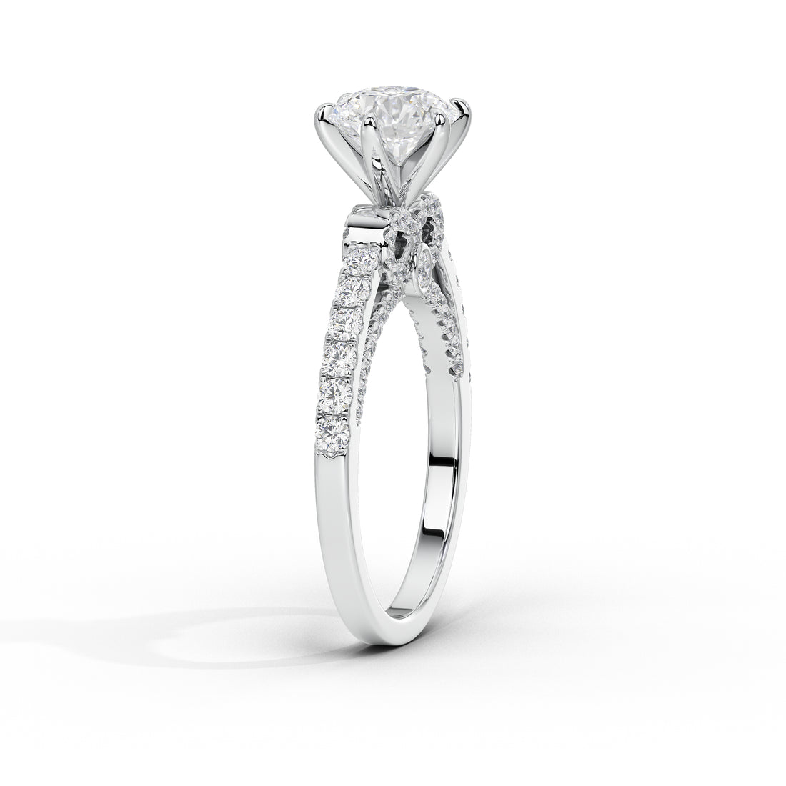 1 Carat Zinara Round Solitaire Ring