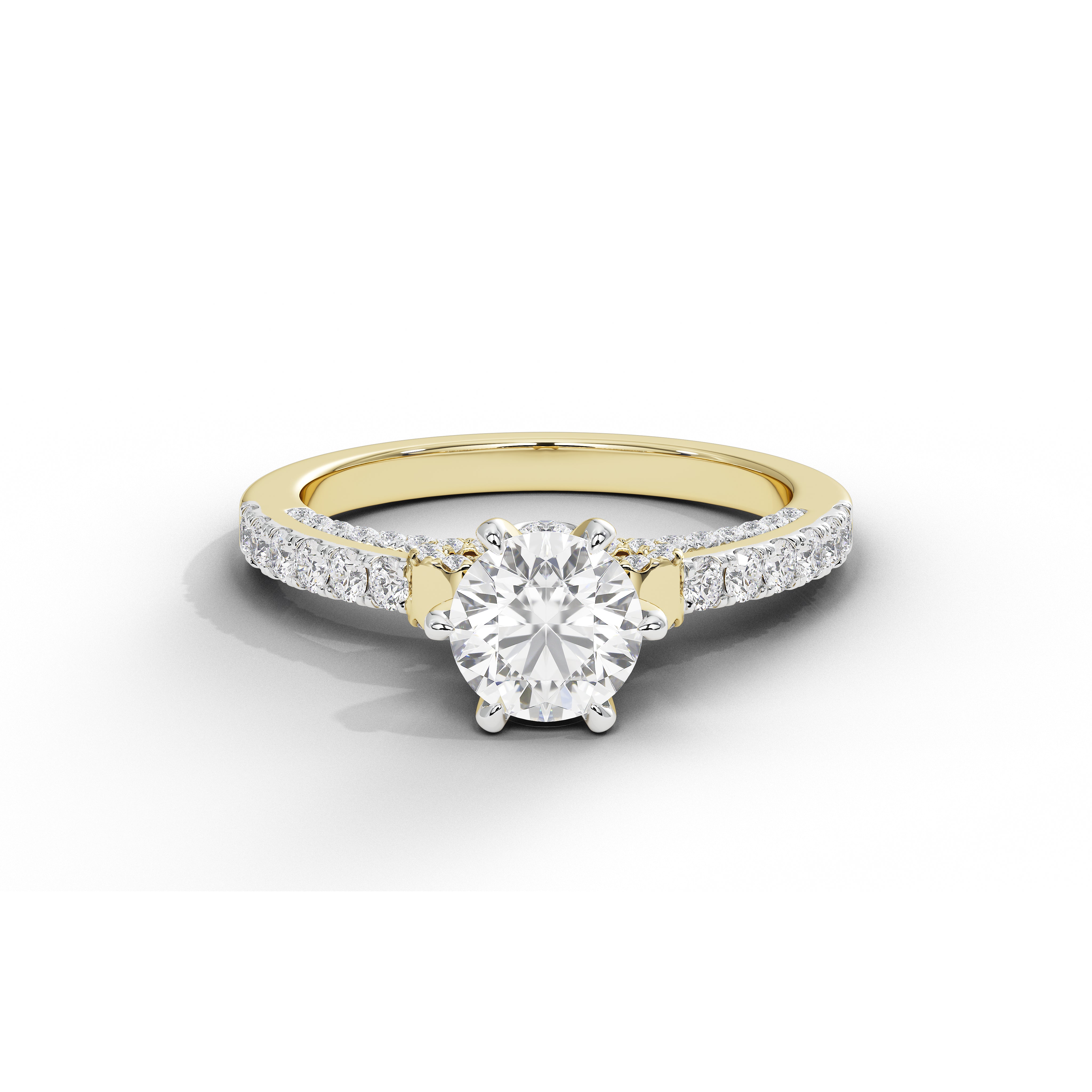 1 Carat Zinara Round Solitaire Ring