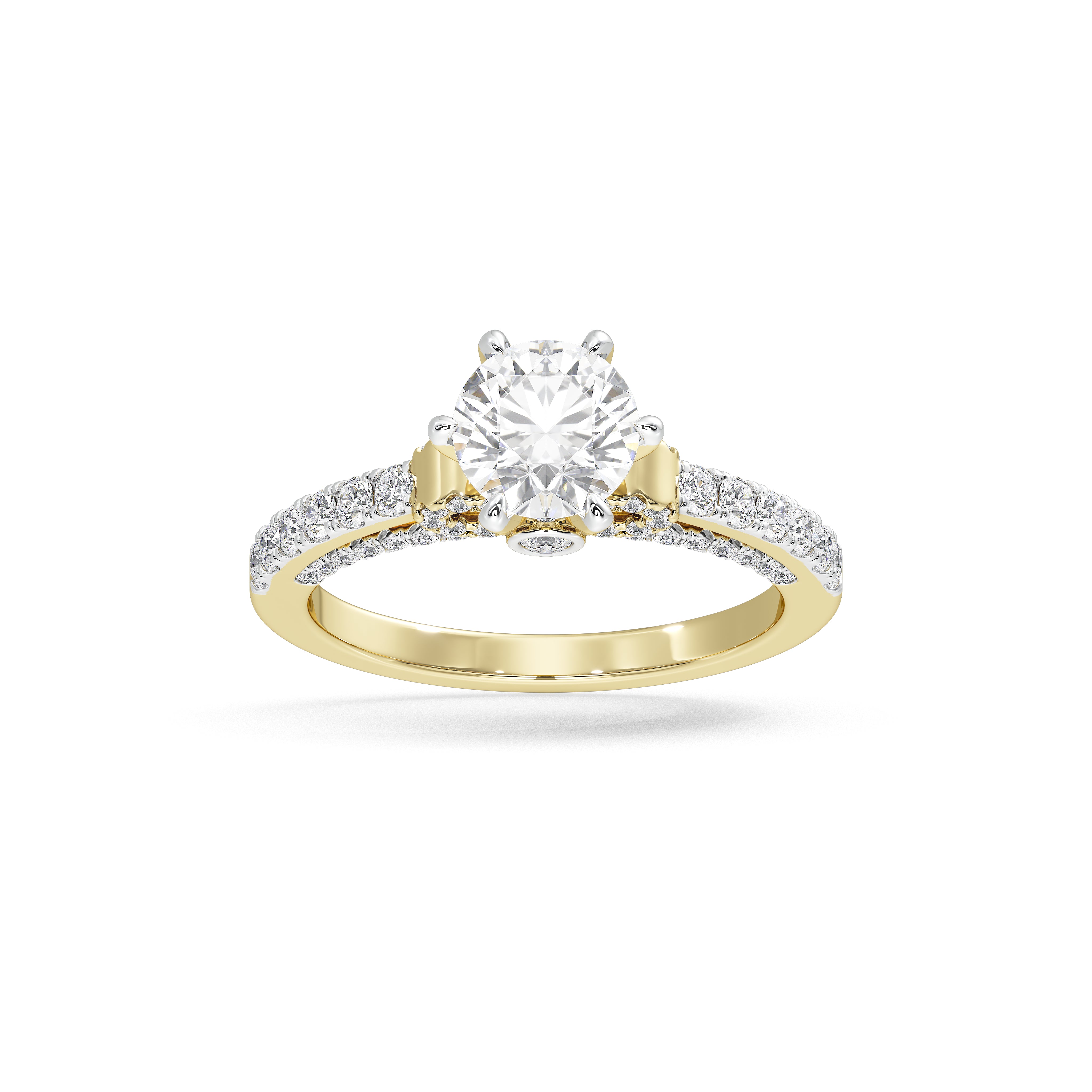 1 Carat Zinara Round Solitaire Ring