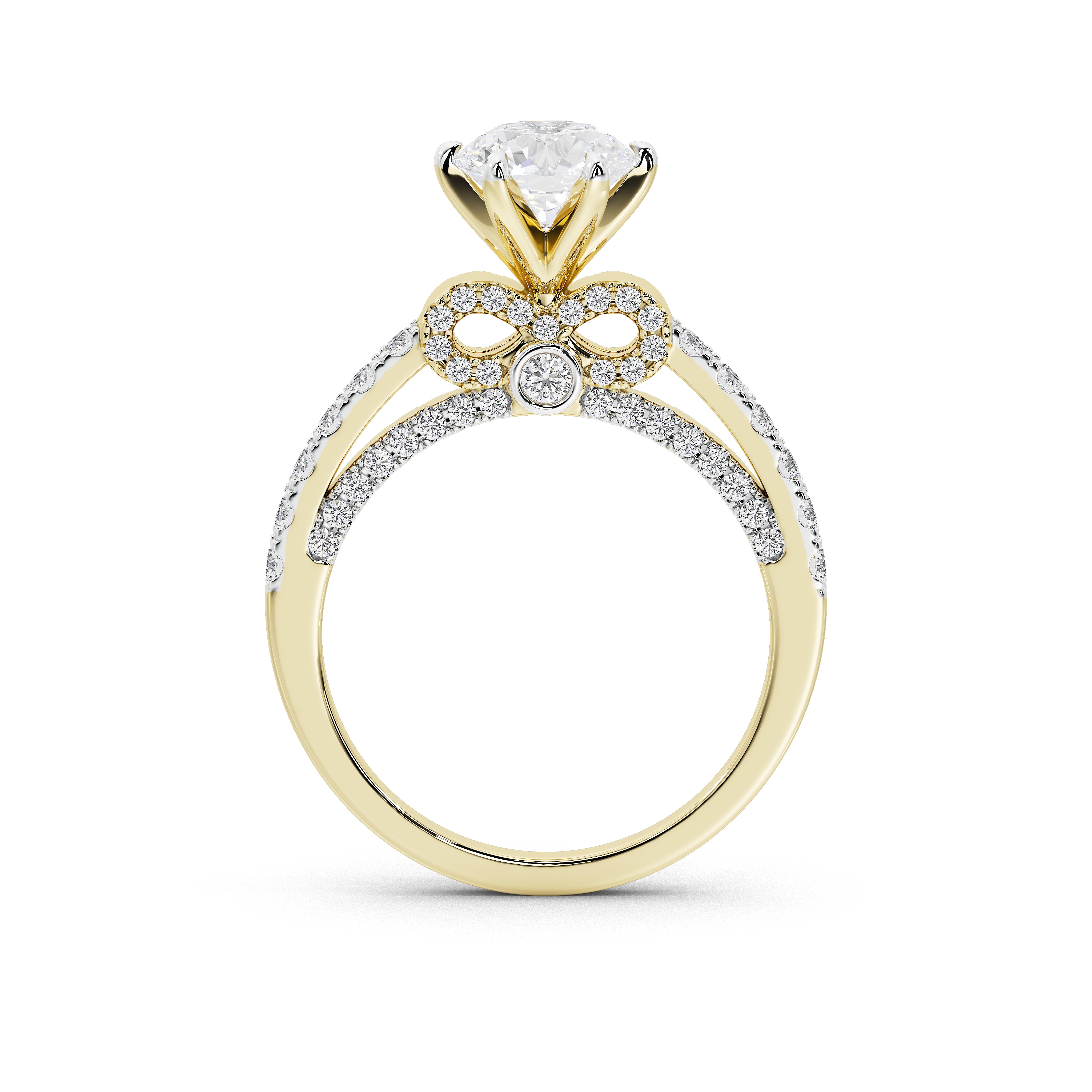 1 Carat Zinara Round Solitaire Ring