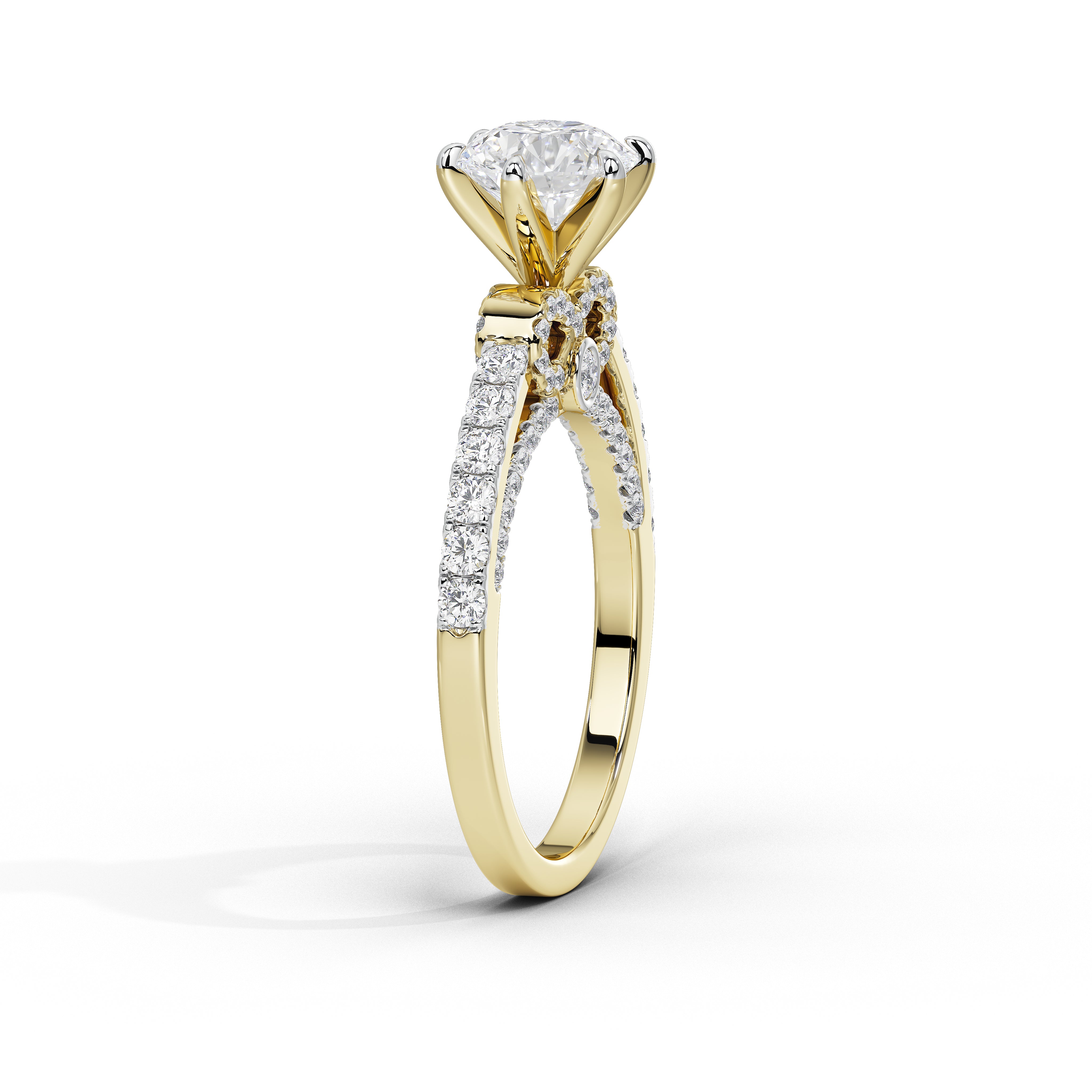 1 Carat Zinara Round Solitaire Ring