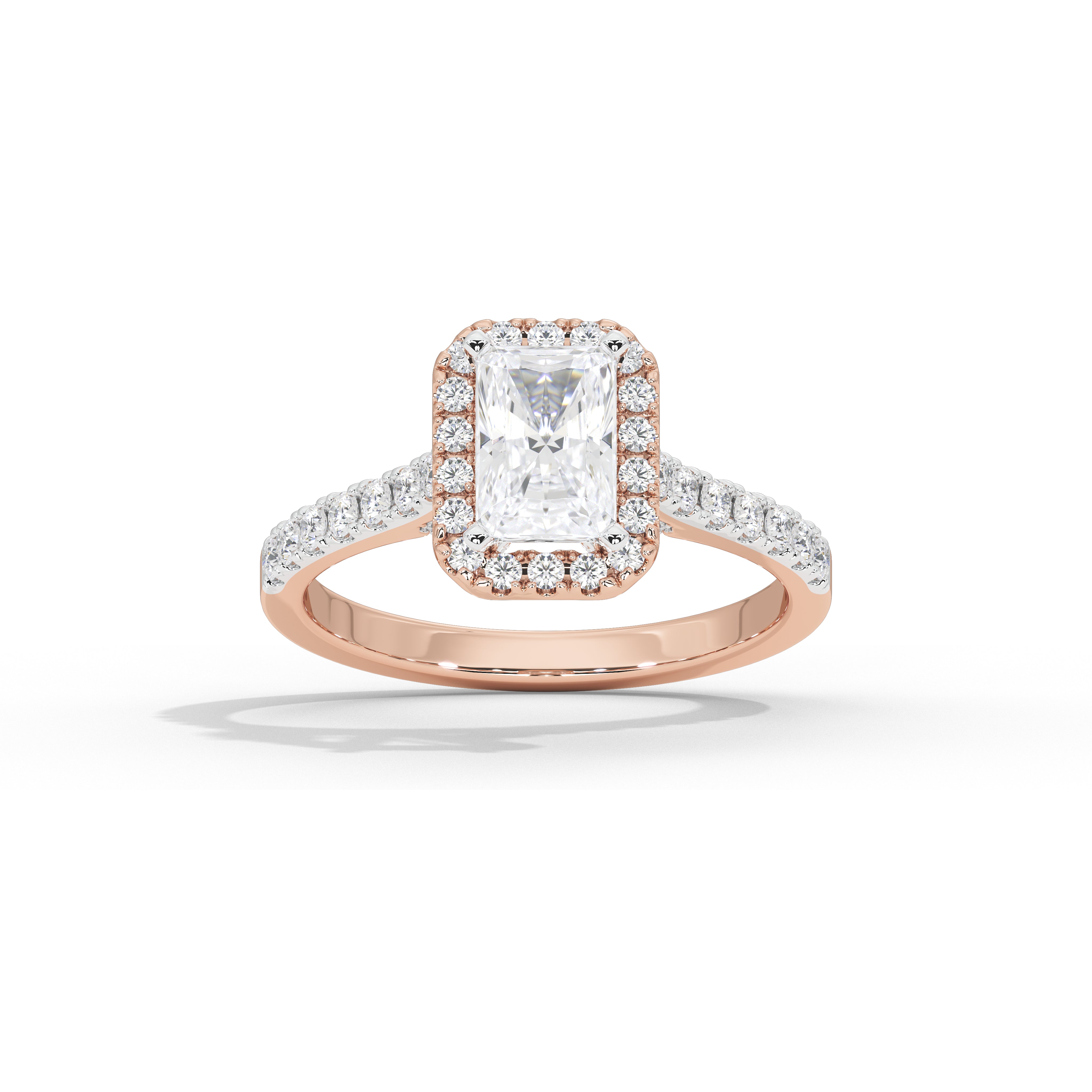 1.5 Carat Lorena Emerald Diamond Ring