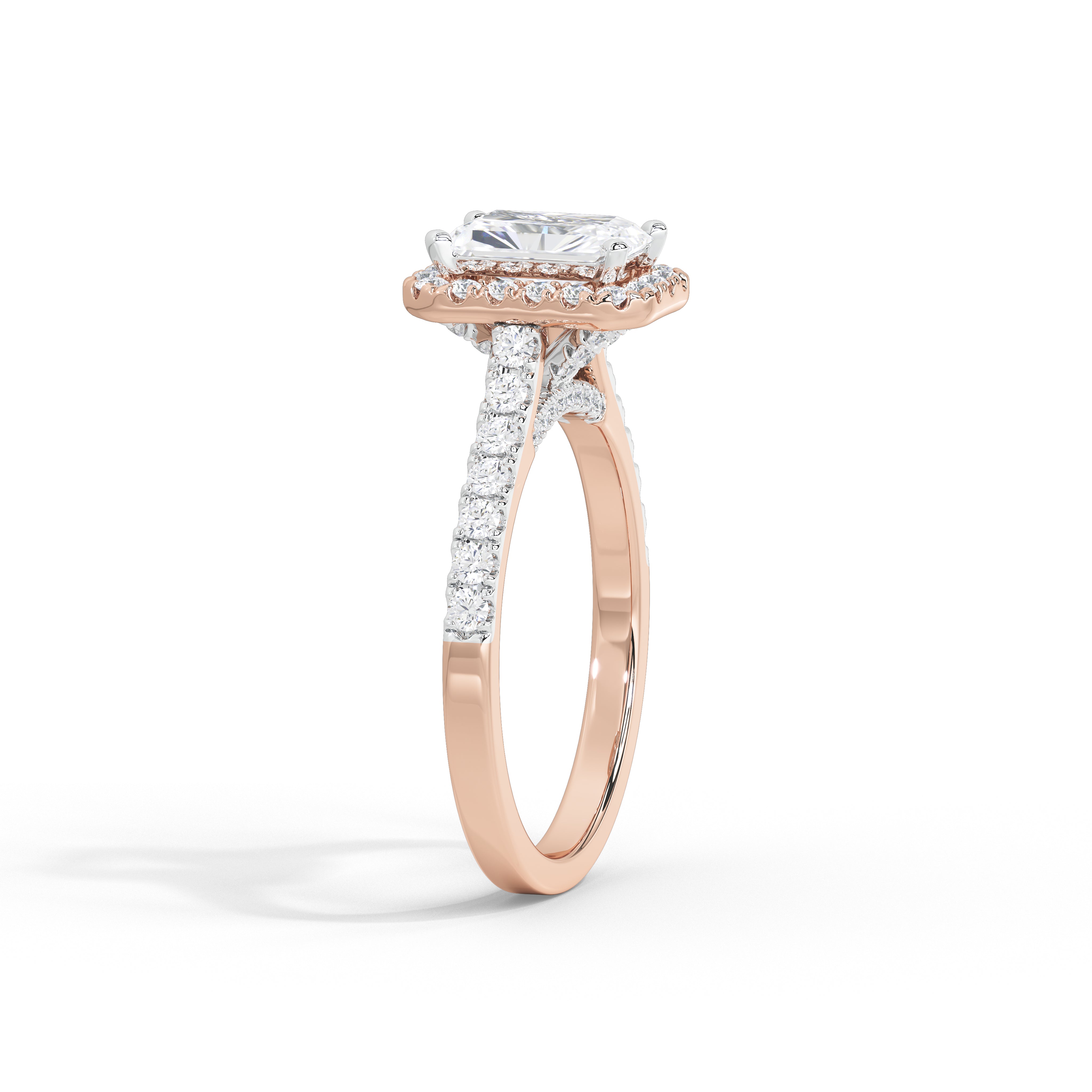1.5 Carat Lorena Emerald Diamond Ring