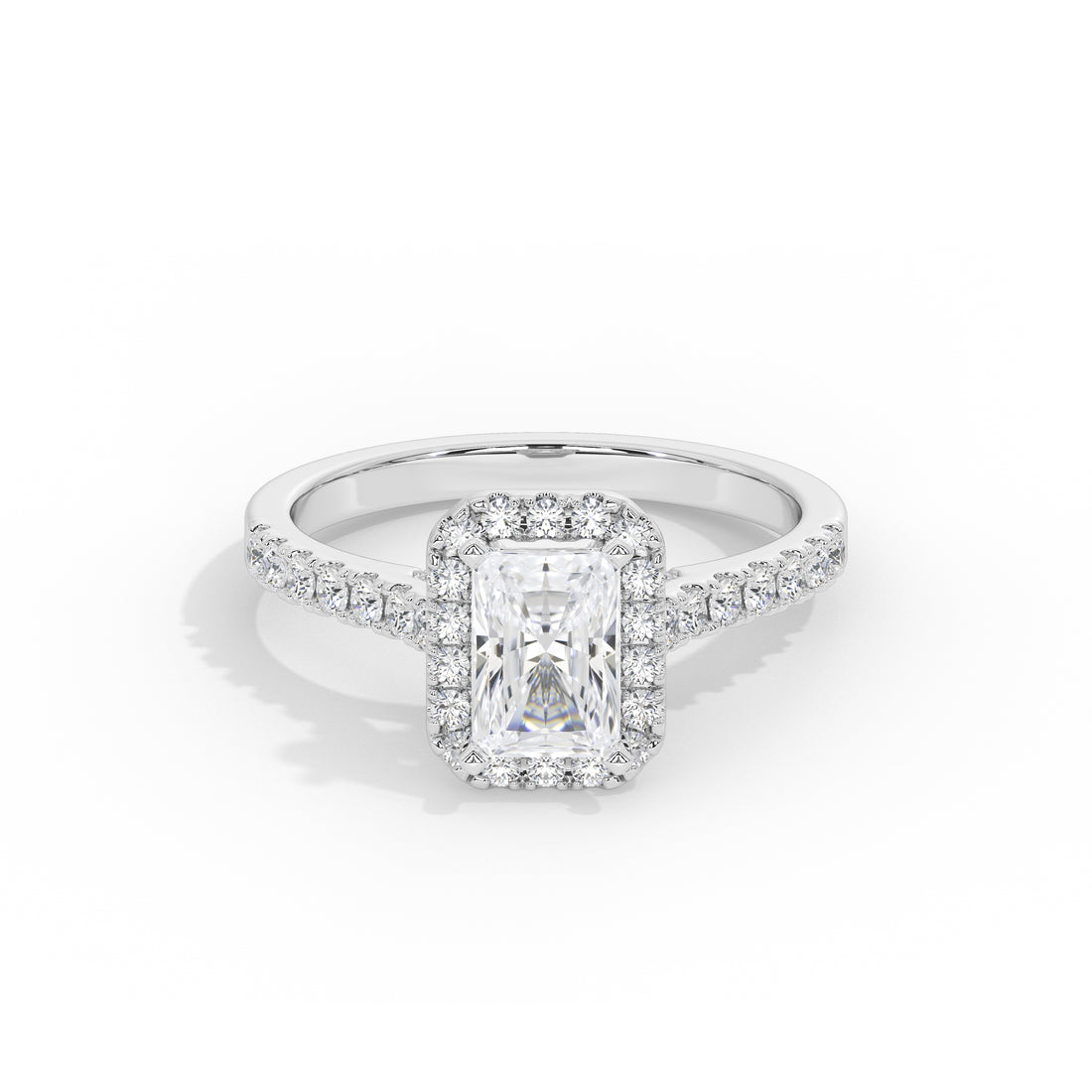 1.5 Carat Lorena Emerald Diamond Ring