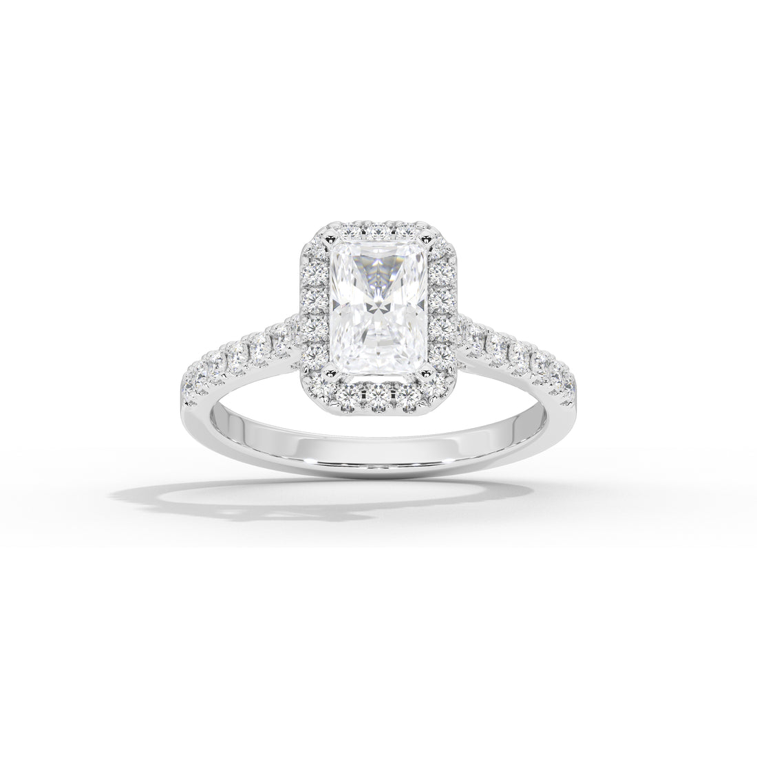 1.5 Carat Lorena Emerald Diamond Ring