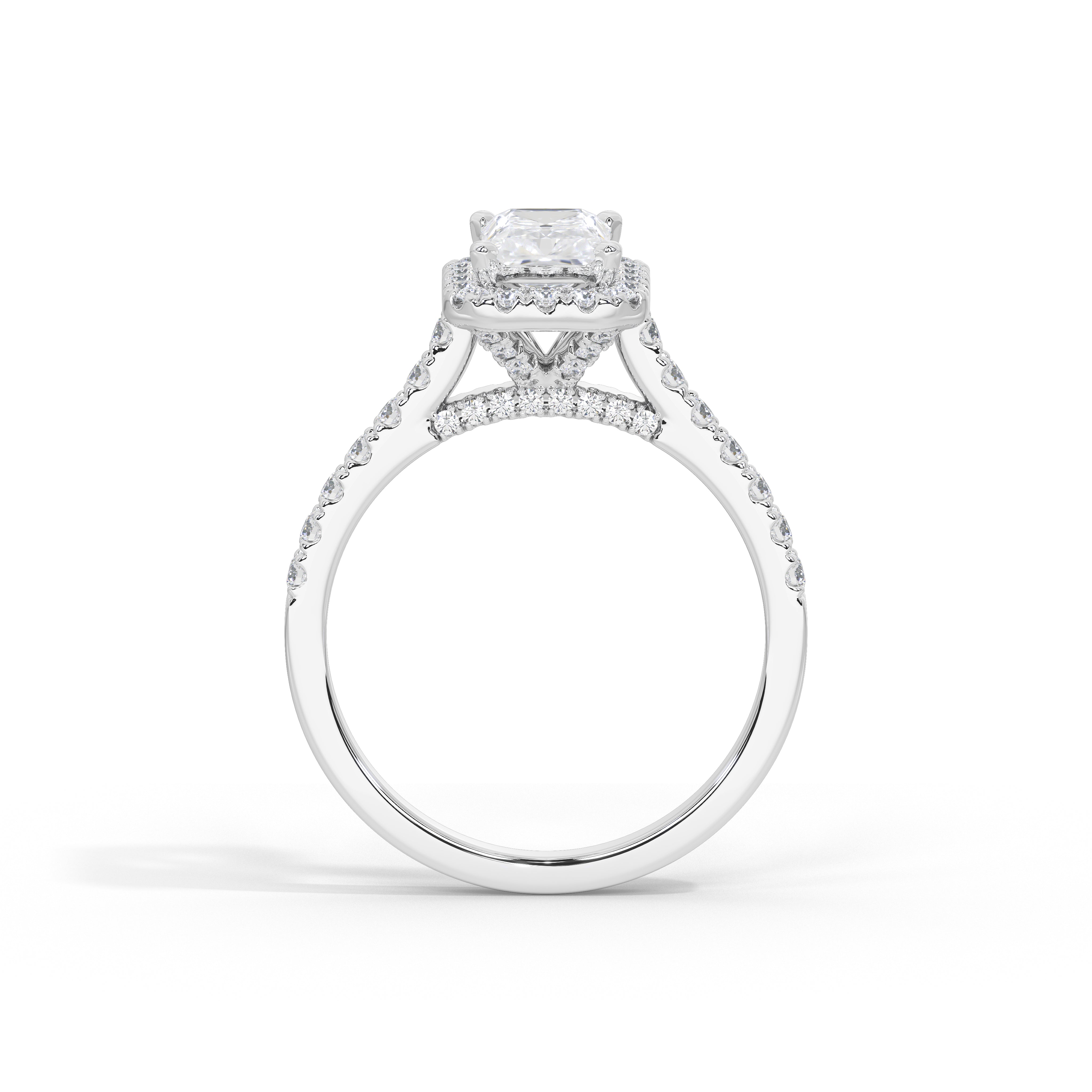 1.5 Carat Lorena Emerald Diamond Ring