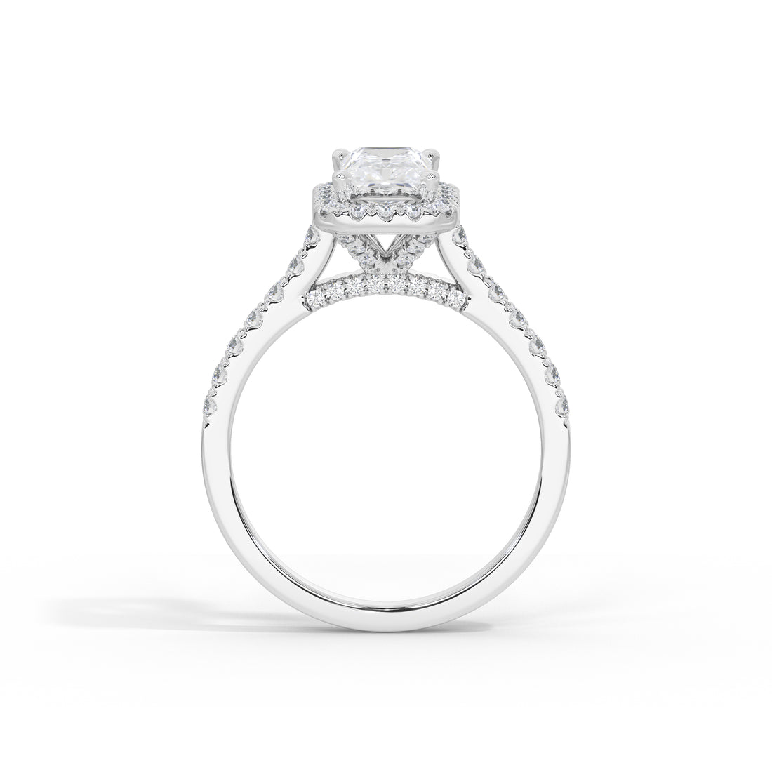 1.5 Carat Lorena Emerald Diamond Ring