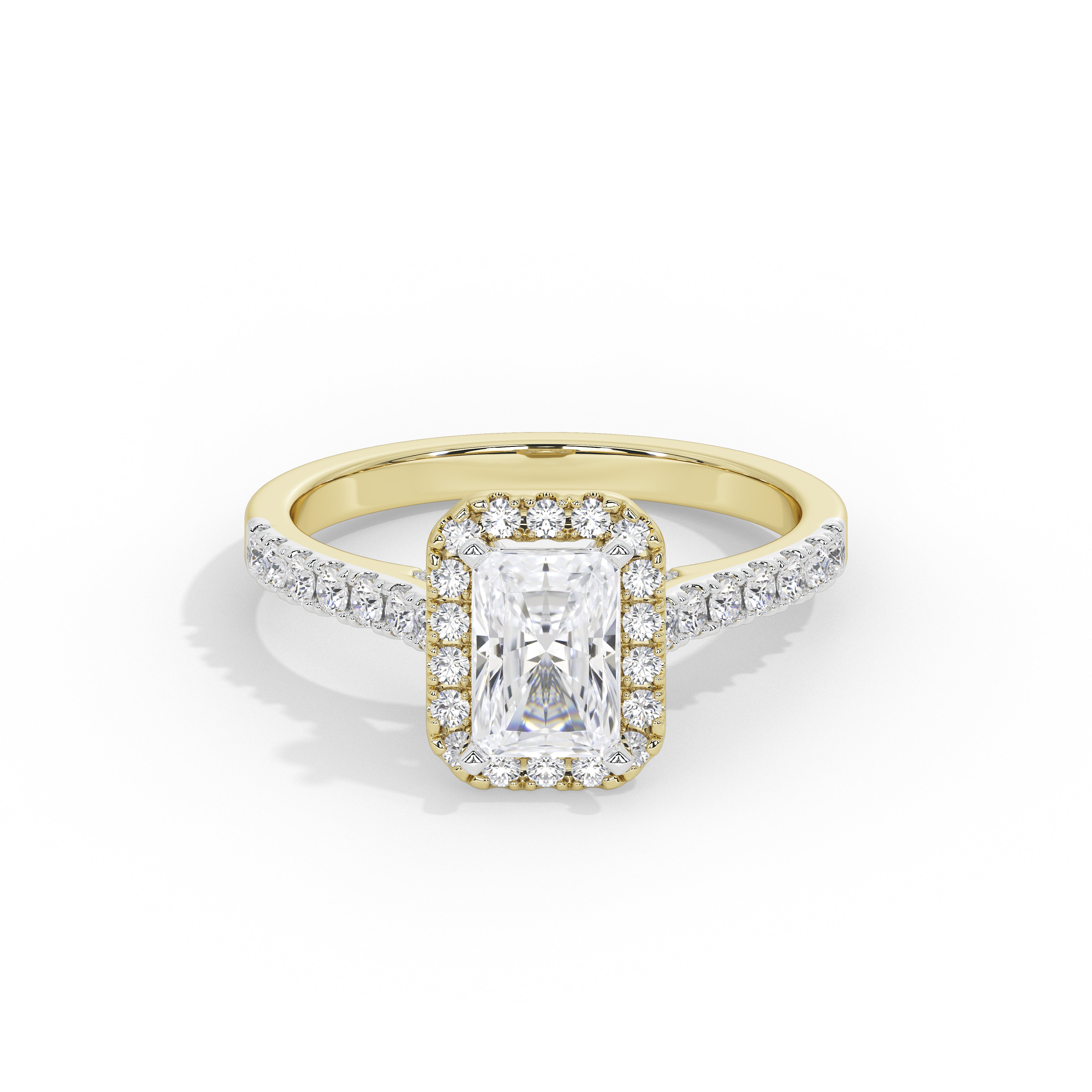 1.5 Carat Lorena Emerald Diamond Ring