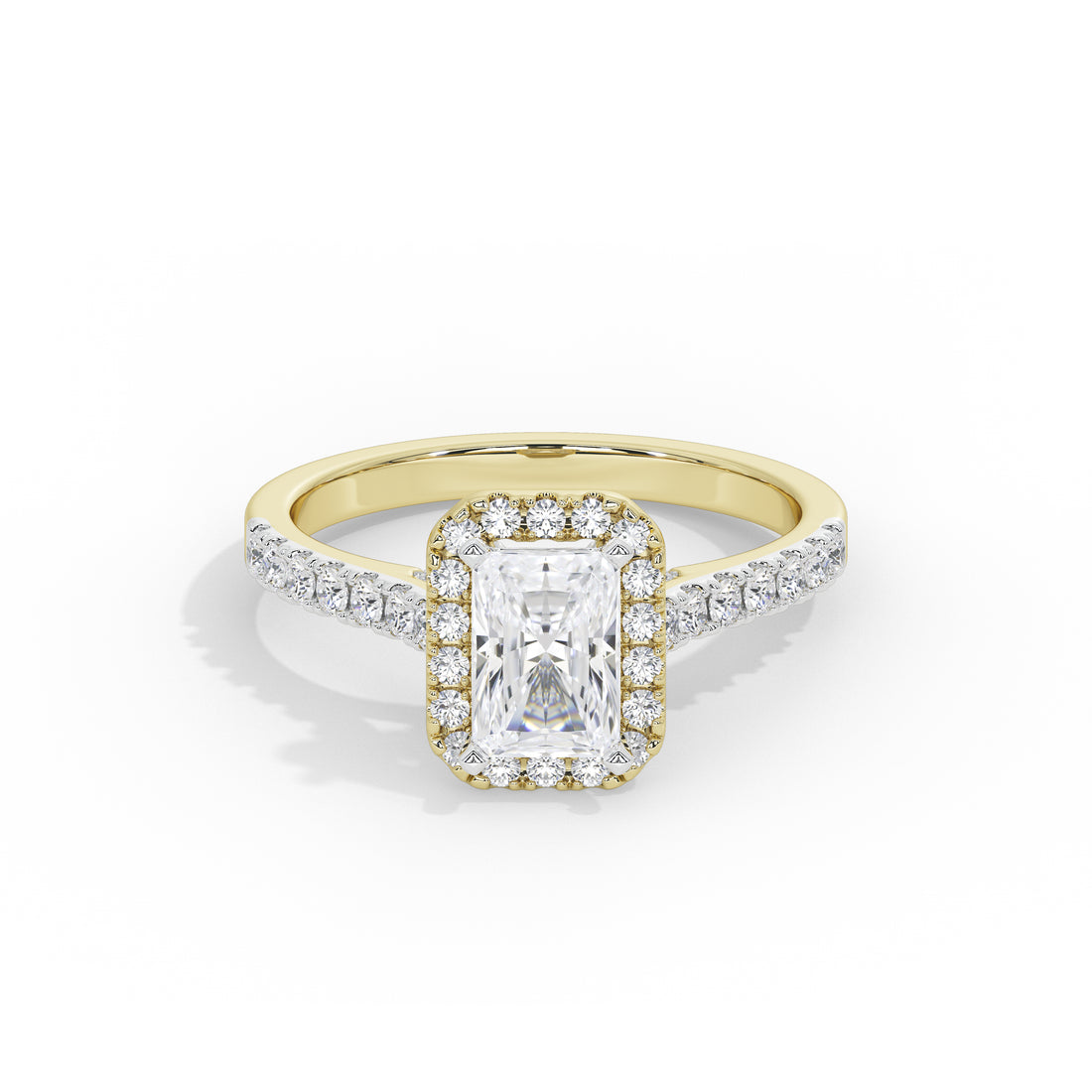 1.5 Carat Lorena Emerald Diamond Ring