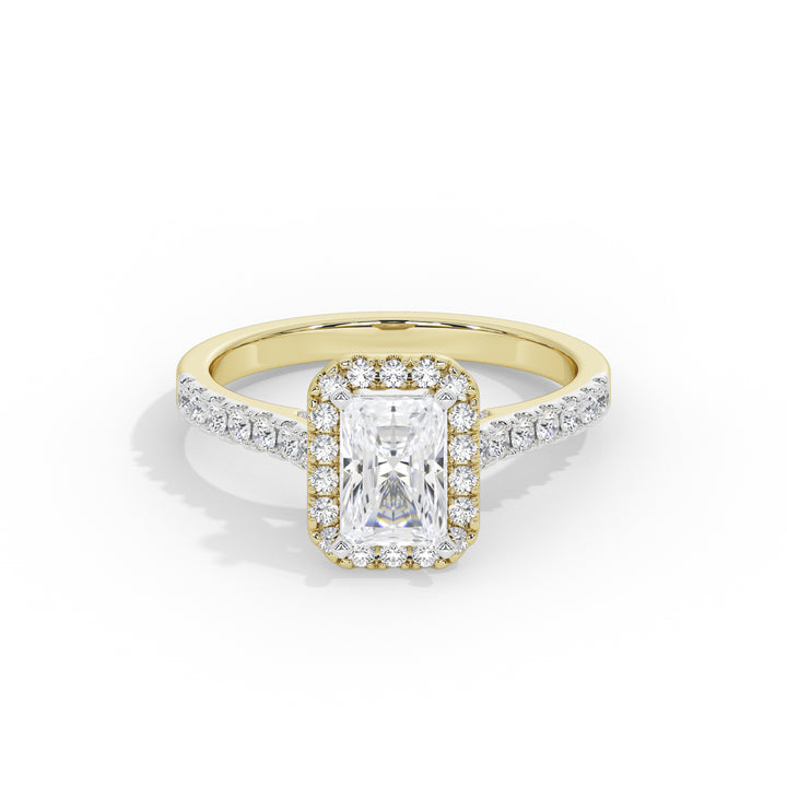 1.5 Carat Lorena Emerald Diamond Ring