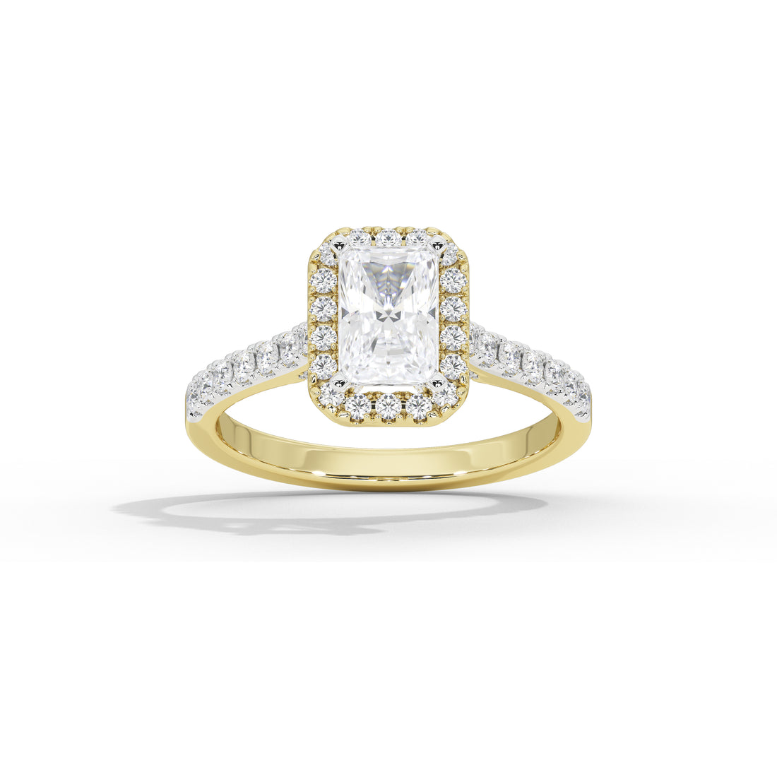 1.5 Carat Lorena Emerald Diamond Ring