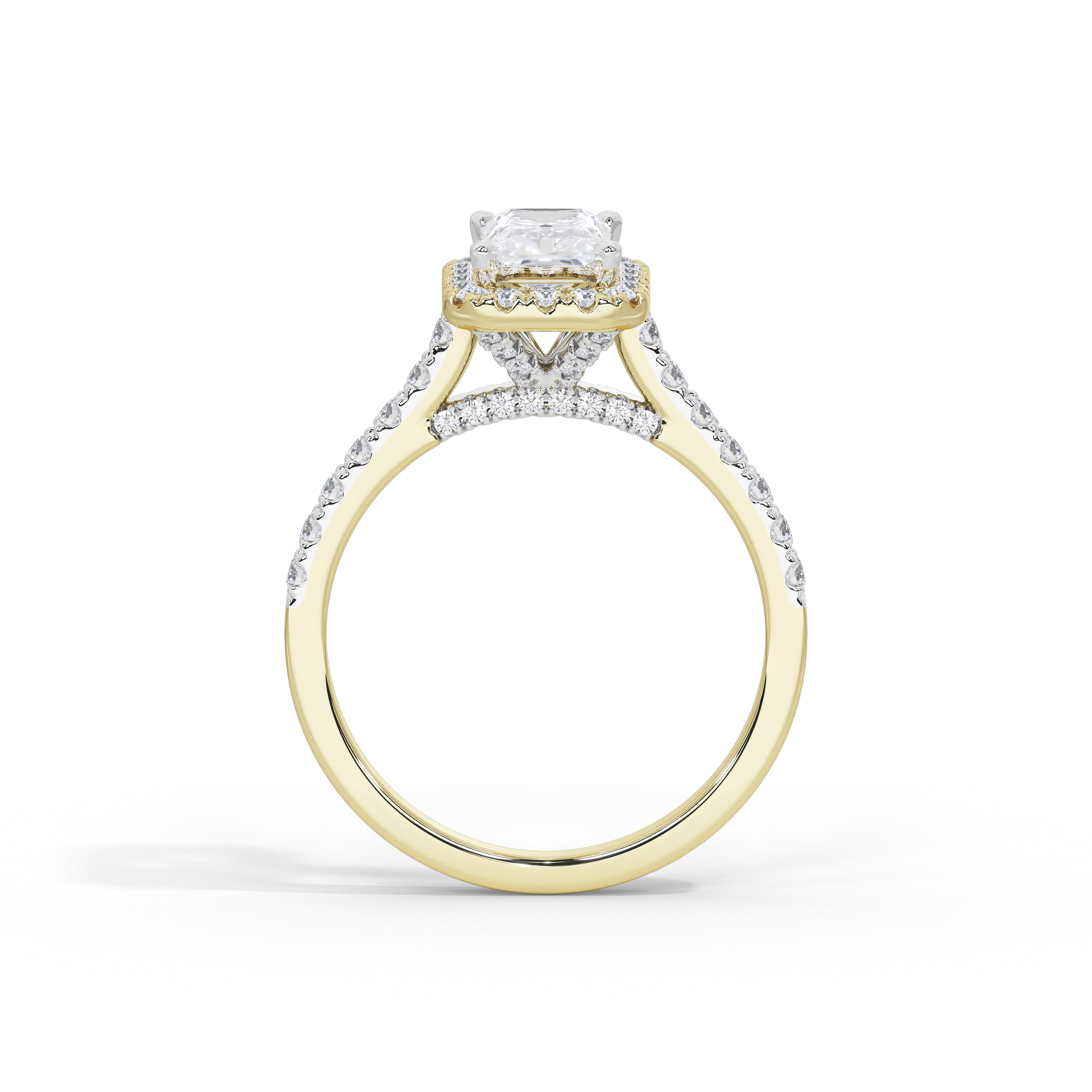 1.5 Carat Lorena Emerald Diamond Ring