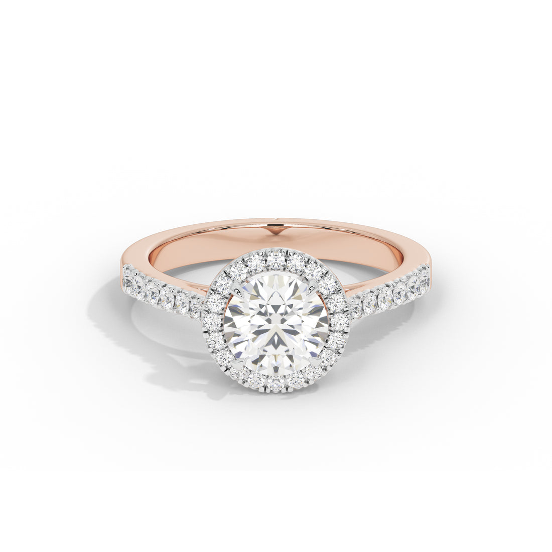 1.2 Carat Calinda Round Halo Diamond Ring