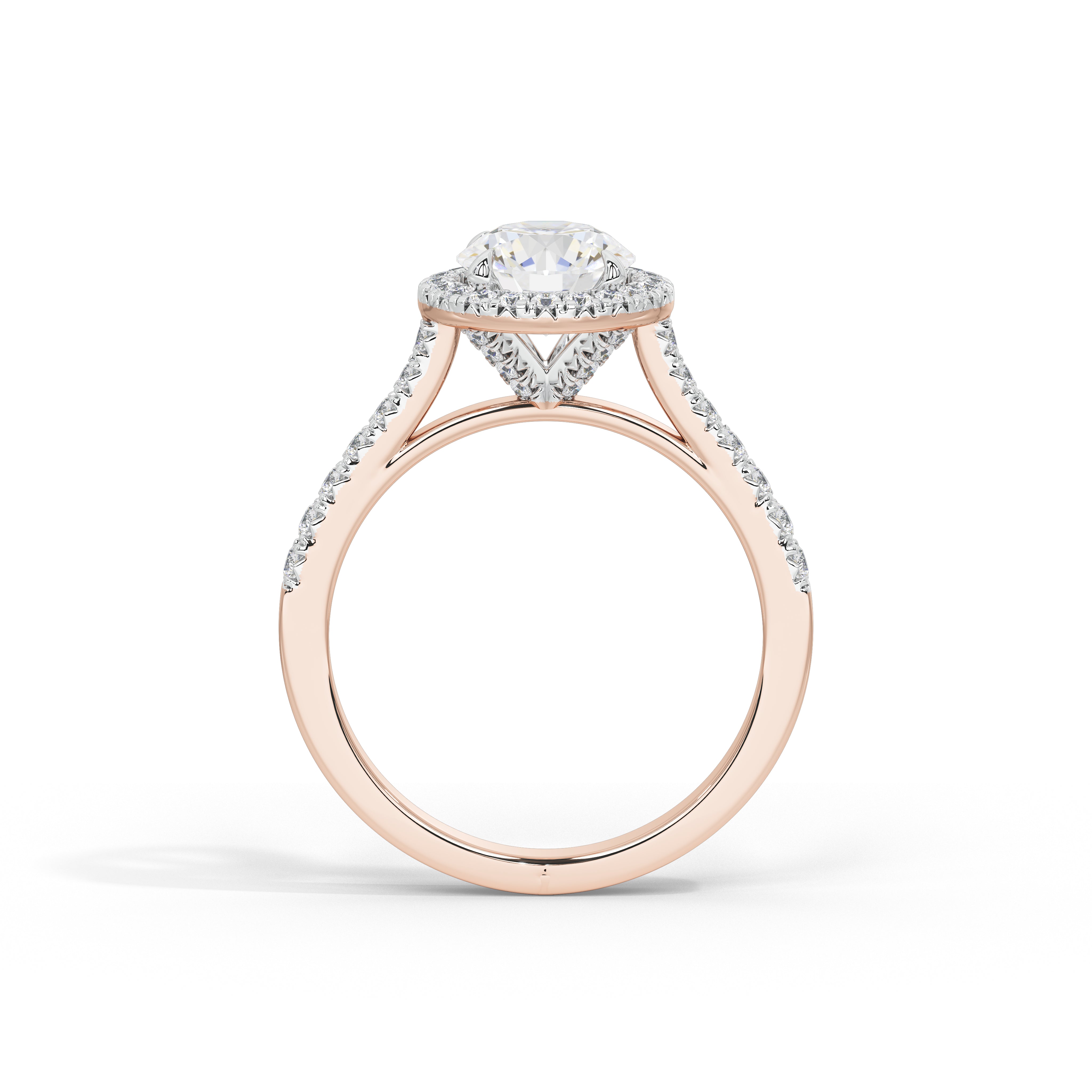 1.2 Carat Calinda Round Halo Diamond Ring
