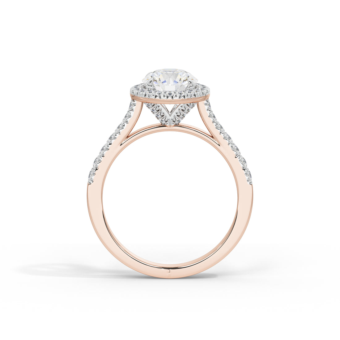 1.2 Carat Calinda Round Halo Diamond Ring