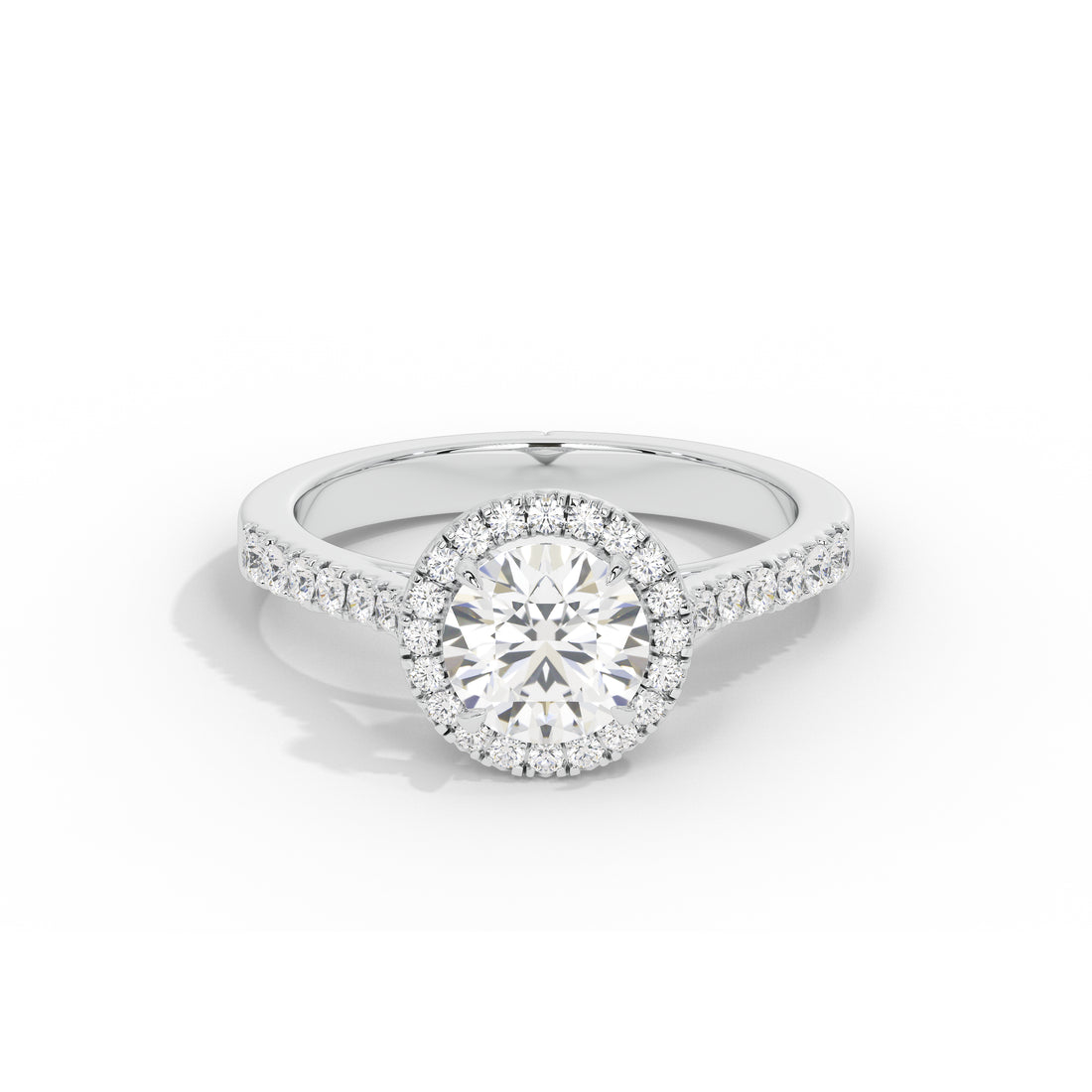 1.2 Carat Calinda Round Halo Diamond Ring