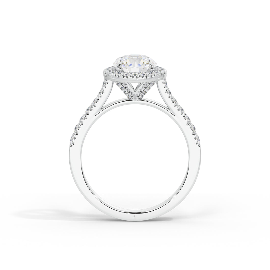 1.2 Carat Calinda Round Halo Diamond Ring