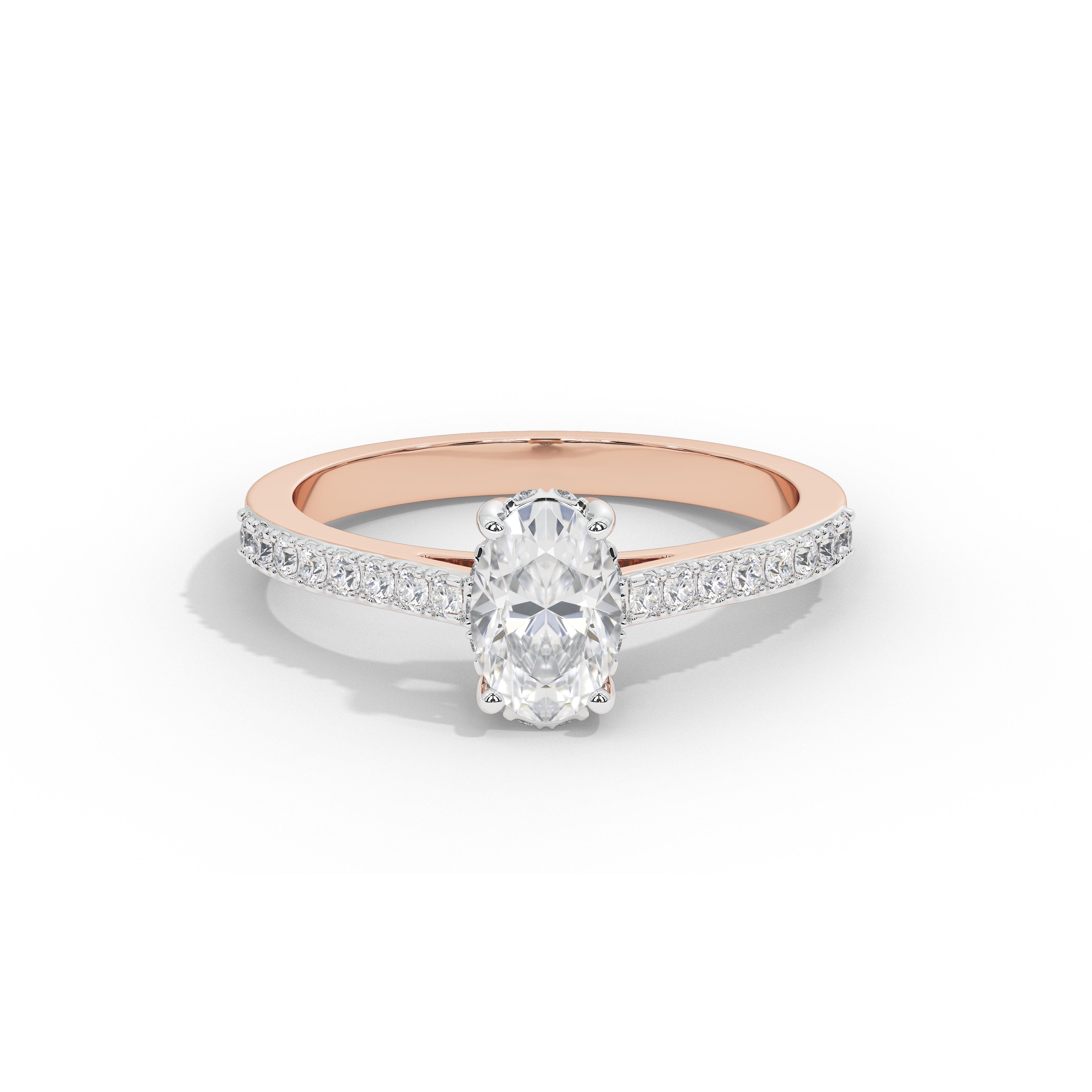 1 Carat Simone Oval Diamond Ring