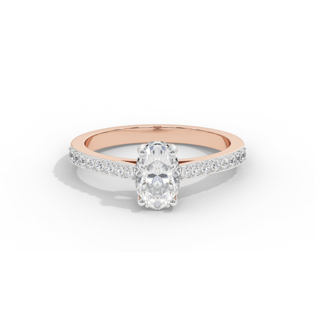 1 Carat Simone Oval Diamond Ring