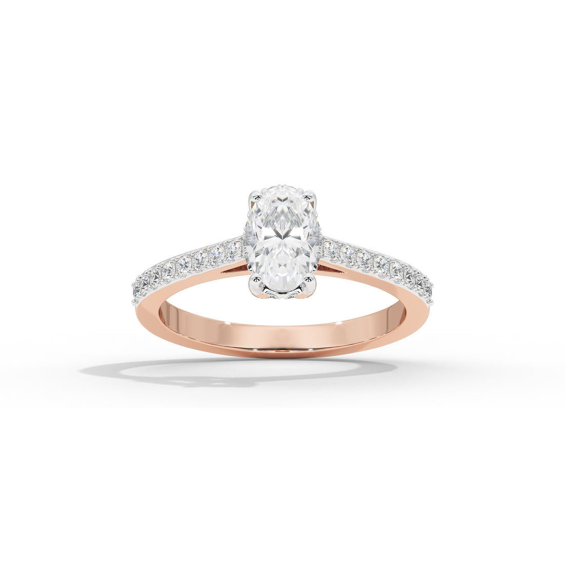 1 Carat Simone Oval Diamond Ring