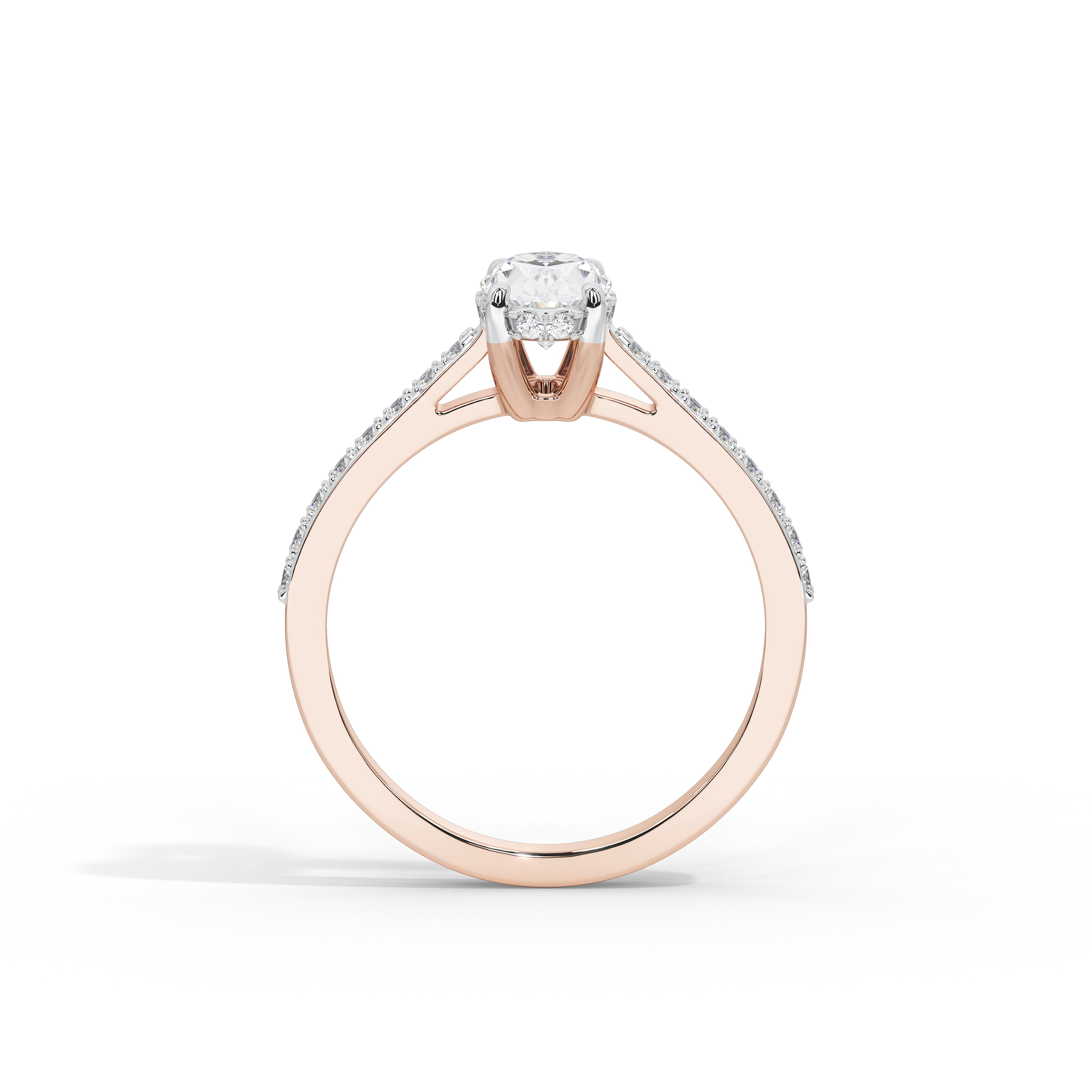 1 Carat Simone Oval Diamond Ring