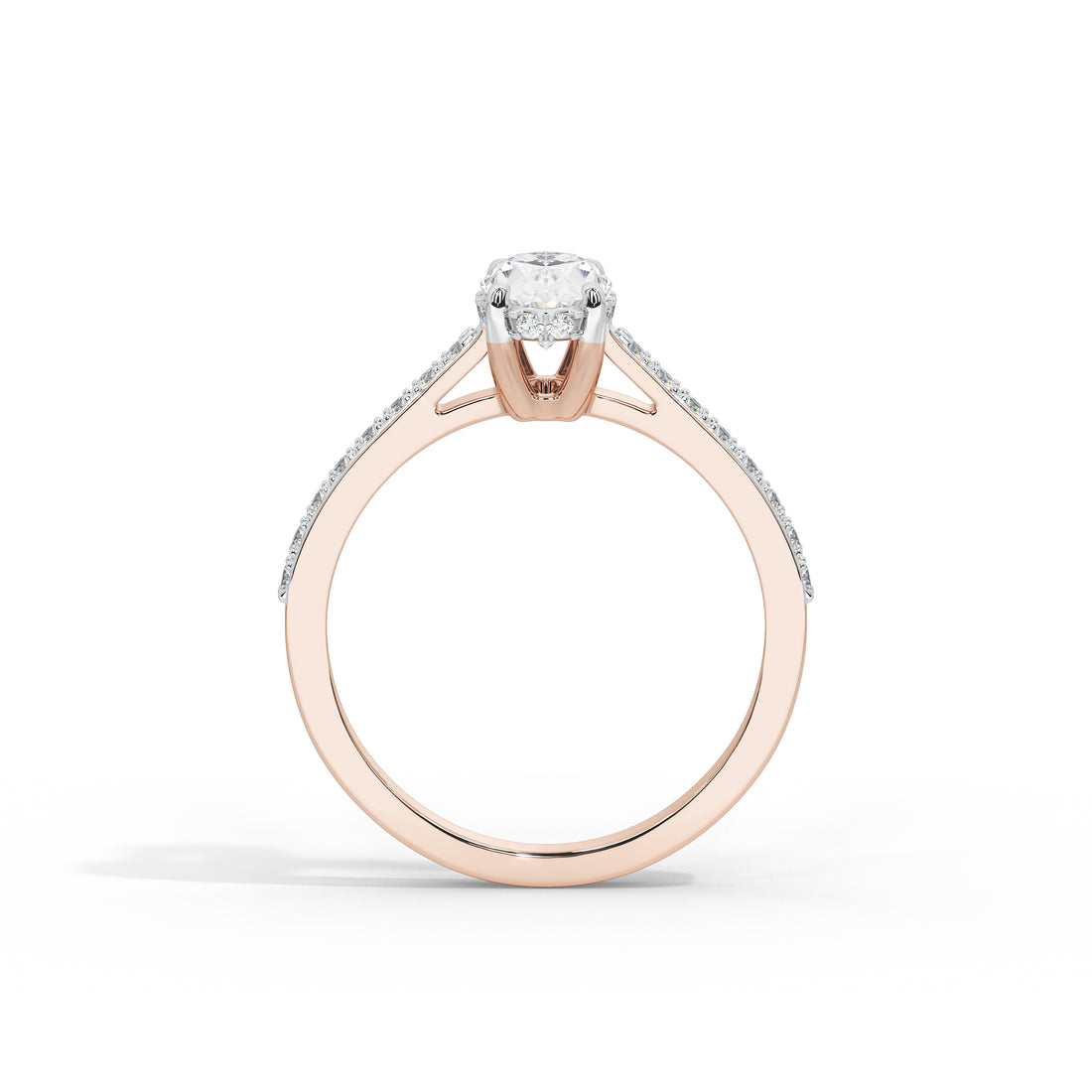 1 Carat Simone Oval Diamond Ring
