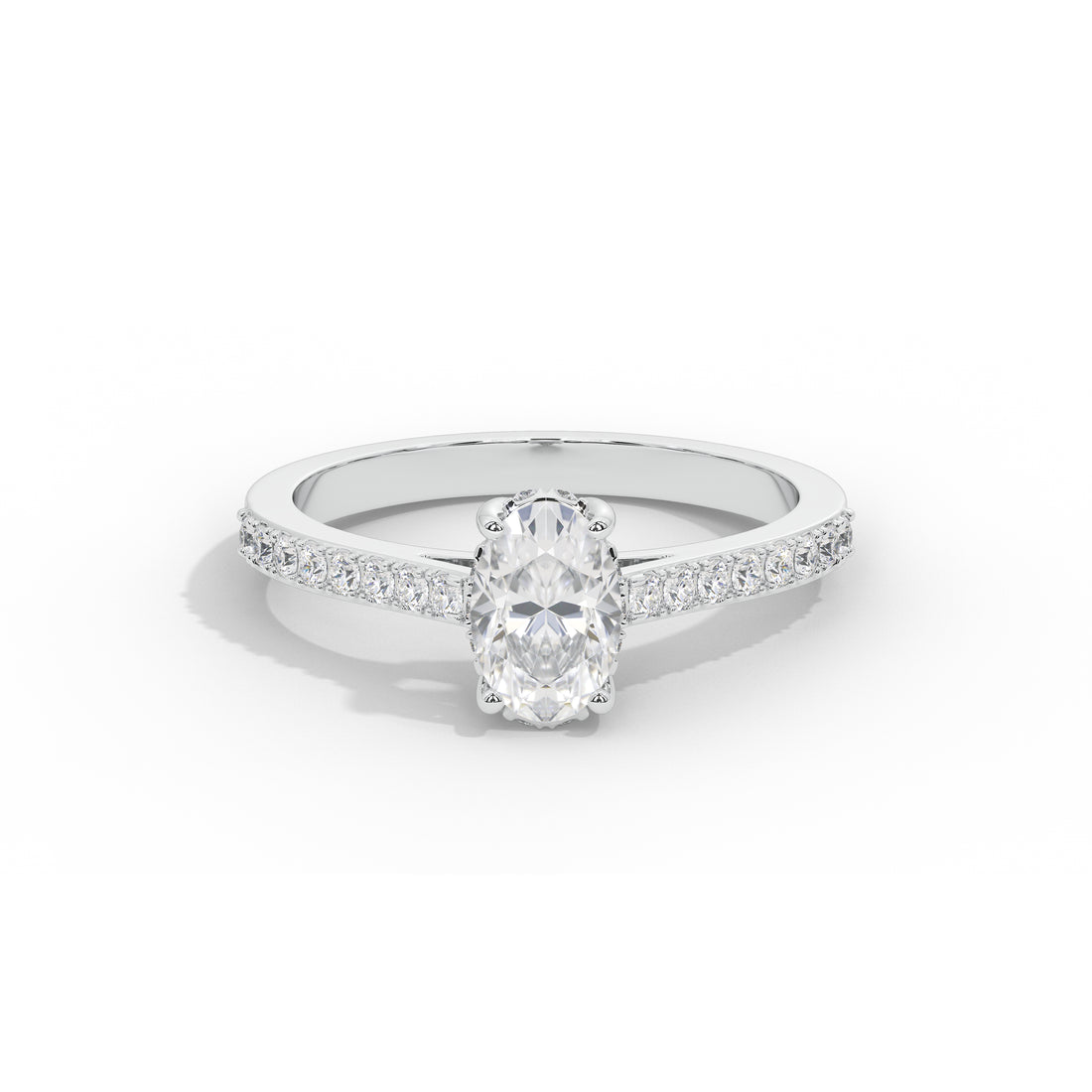 1 Carat Simone Oval Diamond Ring