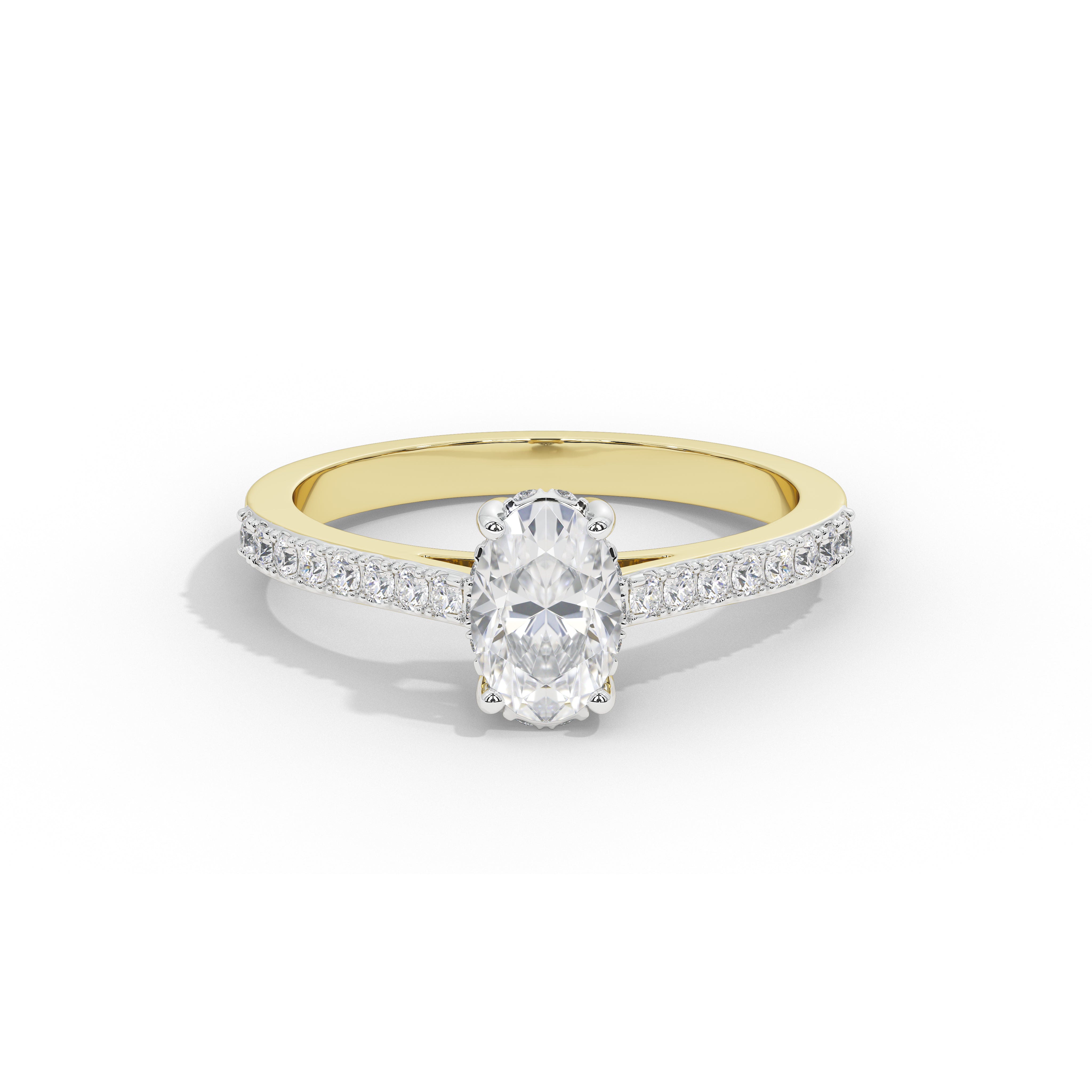 1 Carat Simone Oval Diamond Ring