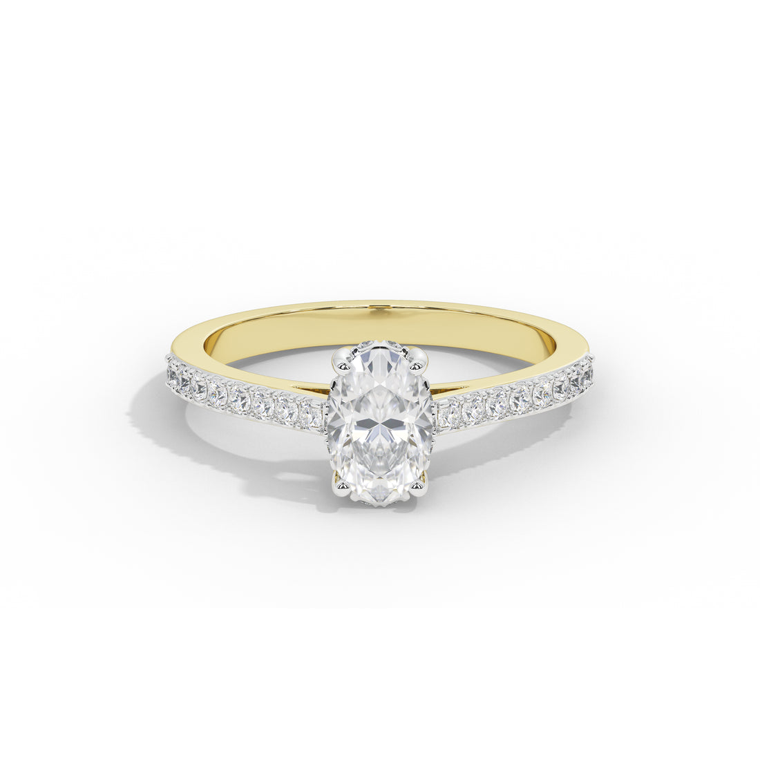 1 Carat Simone Oval Diamond Ring
