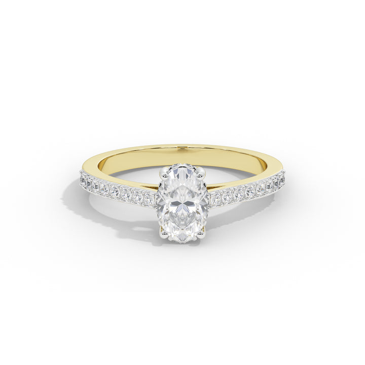 1 Carat Simone Oval Diamond Ring