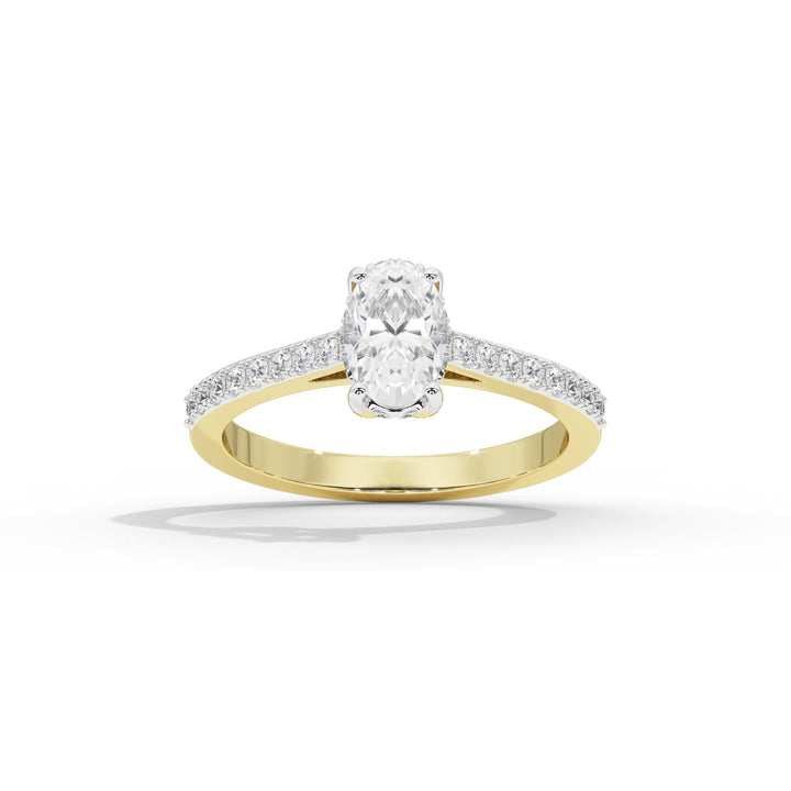 1 Carat Simone Oval Diamond Ring