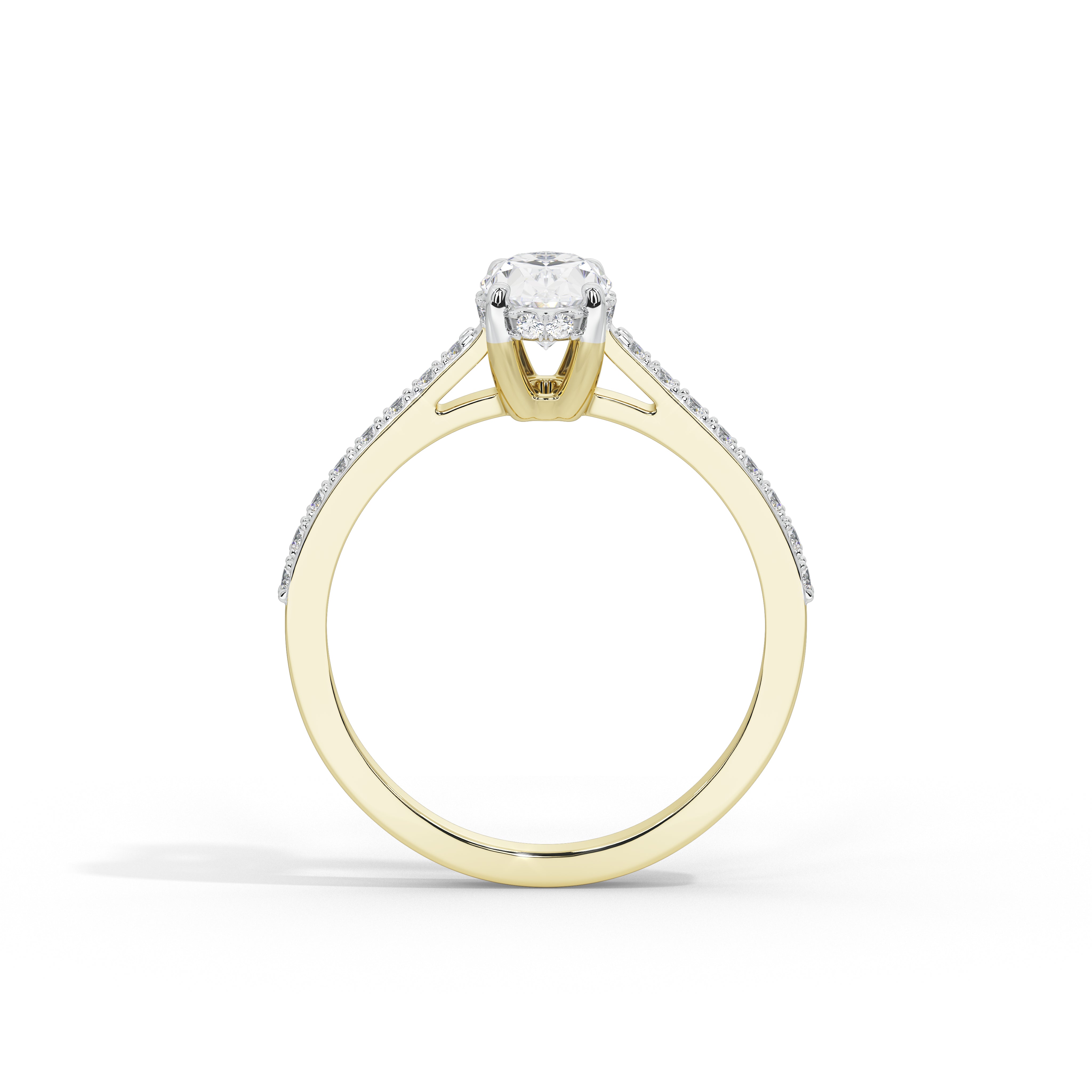 1 Carat Simone Oval Diamond Ring