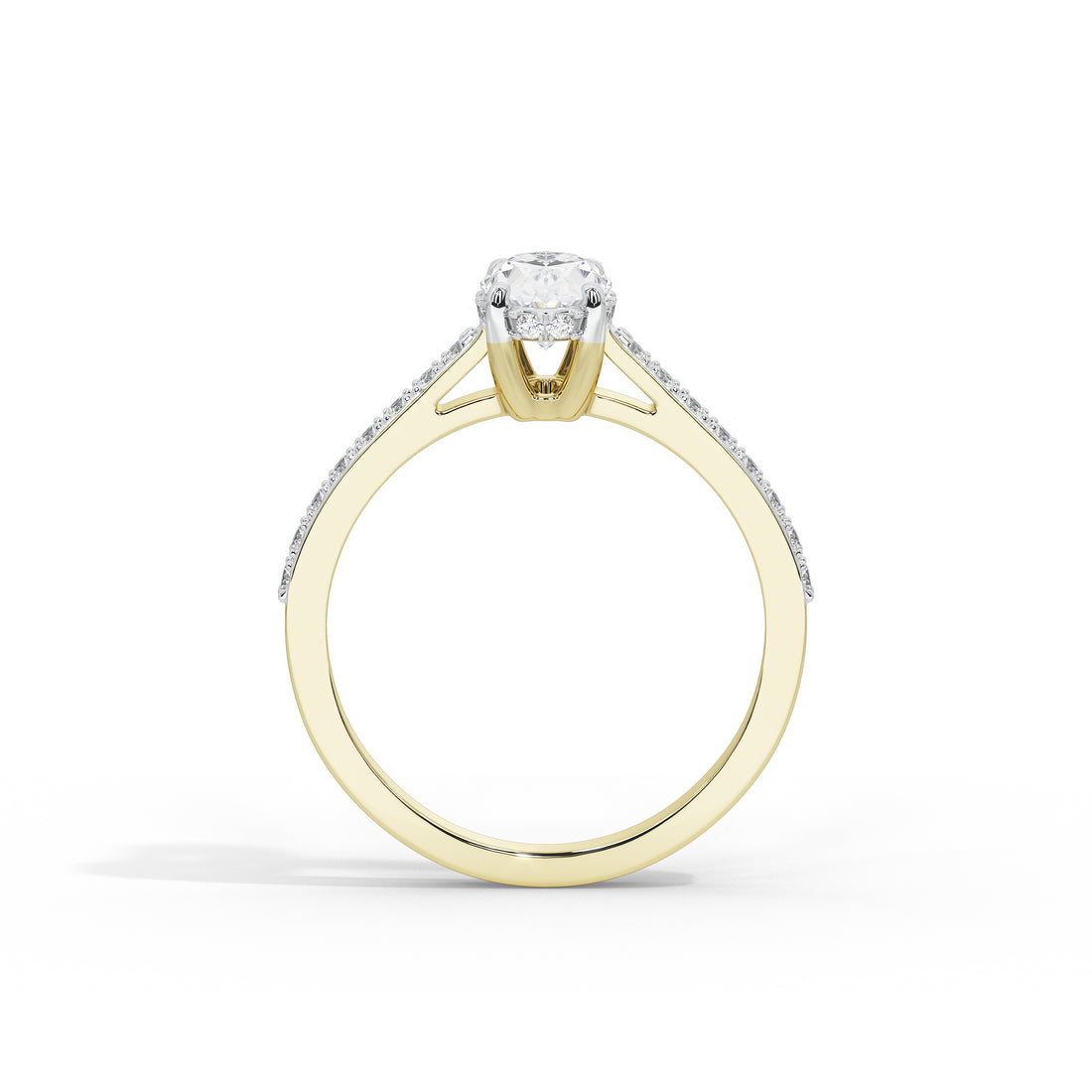 1 Carat Simone Oval Diamond Ring