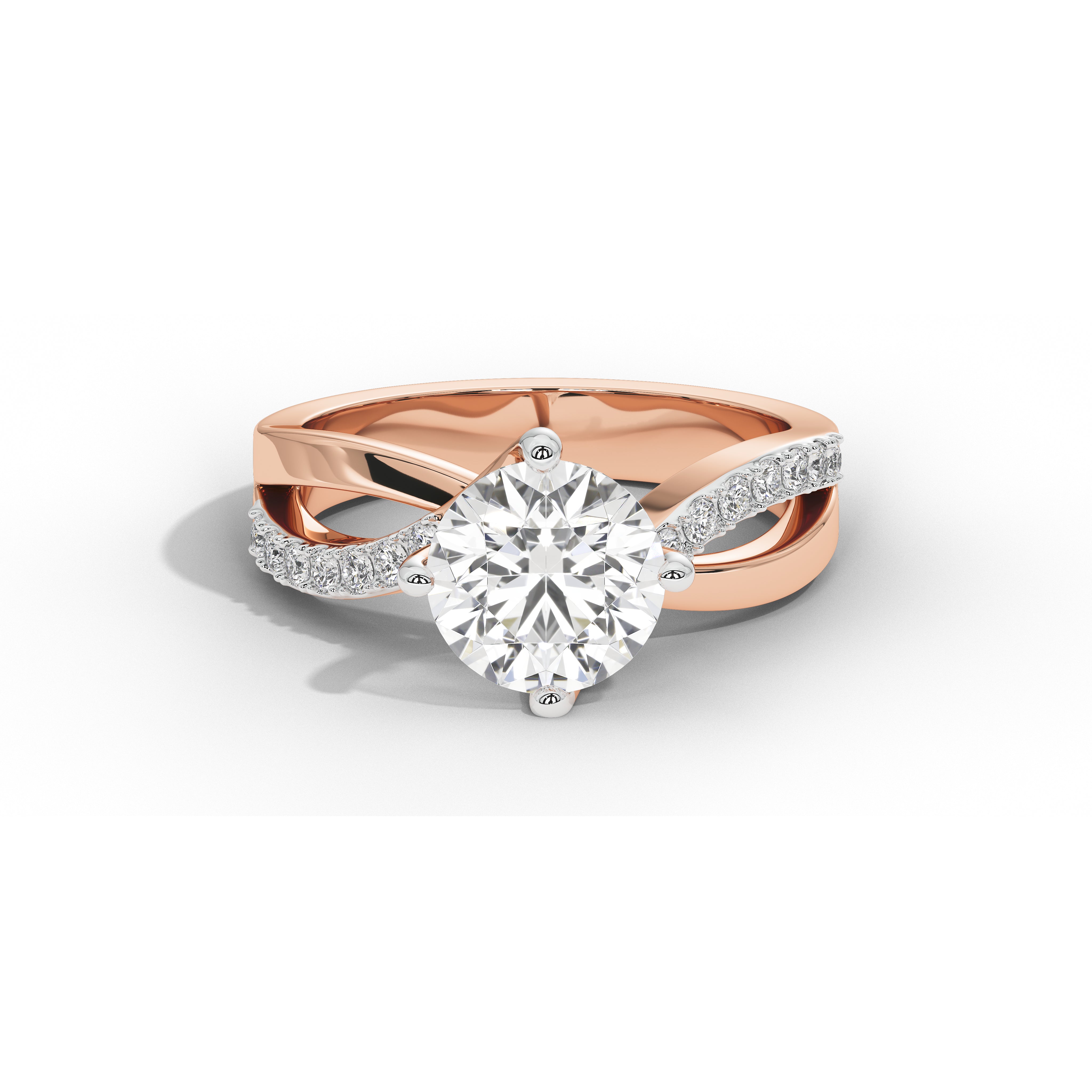 3 Carat Livia Classic Twist Ring