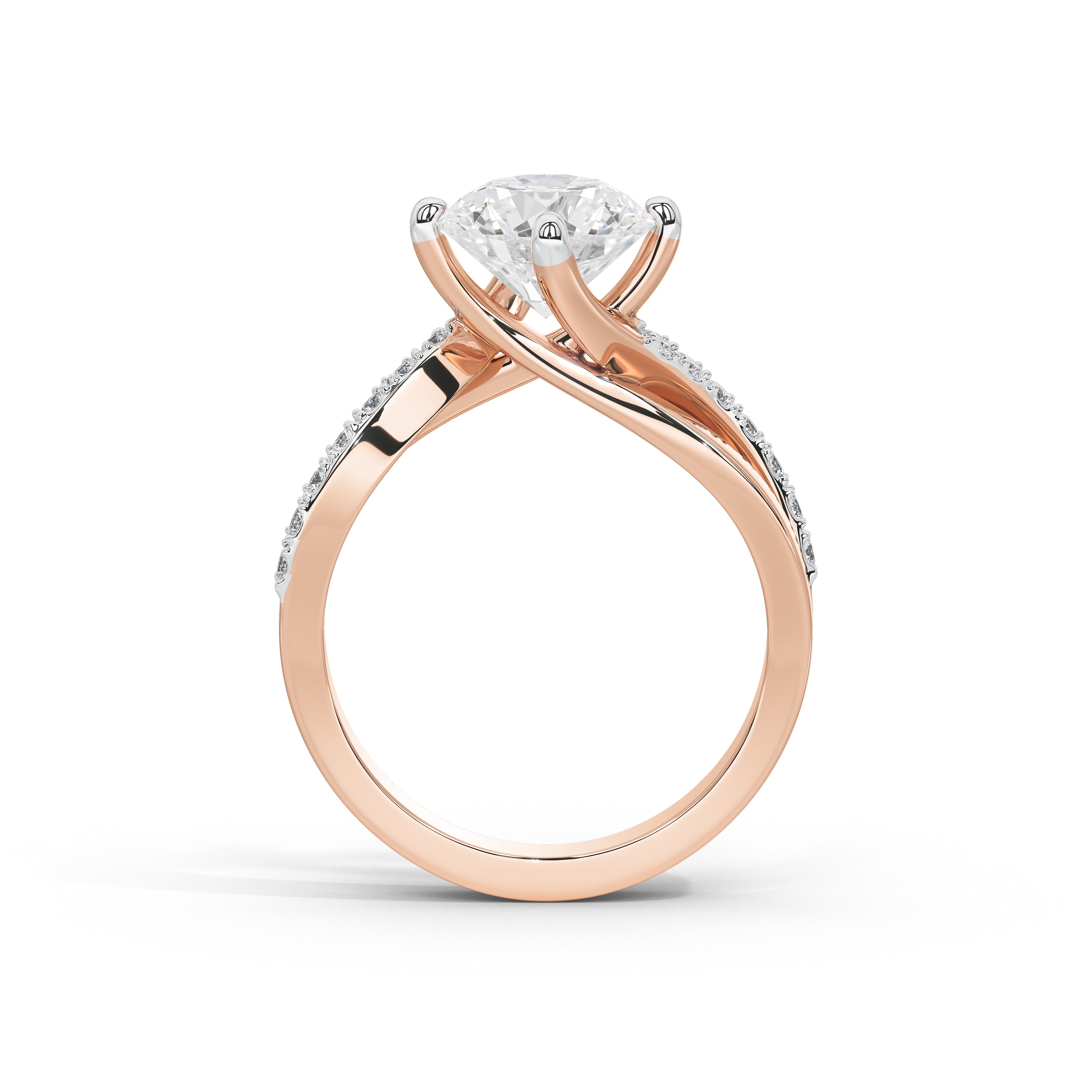3 Carat Livia Classic Twist Ring