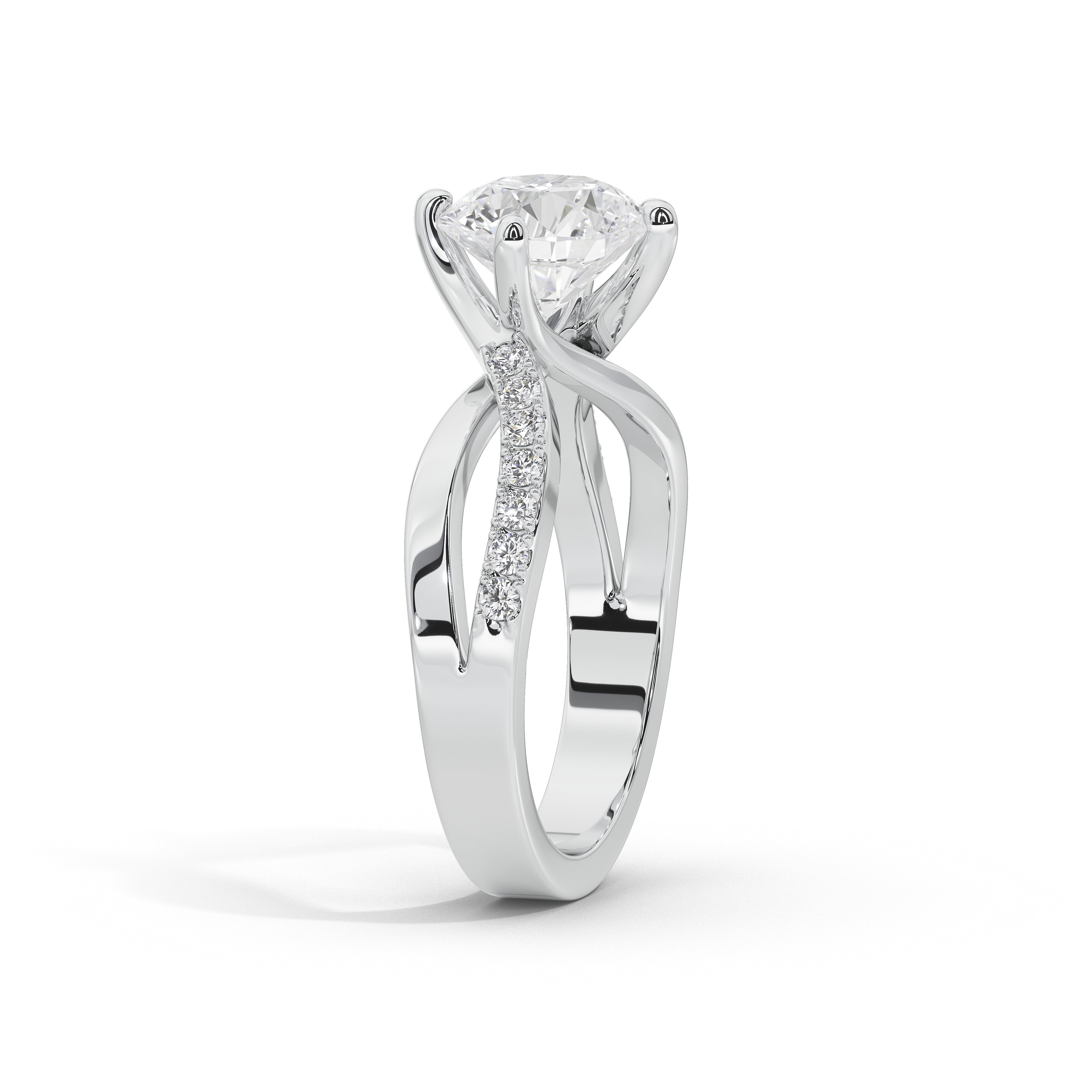 3 Carat Livia Classic Twist Ring