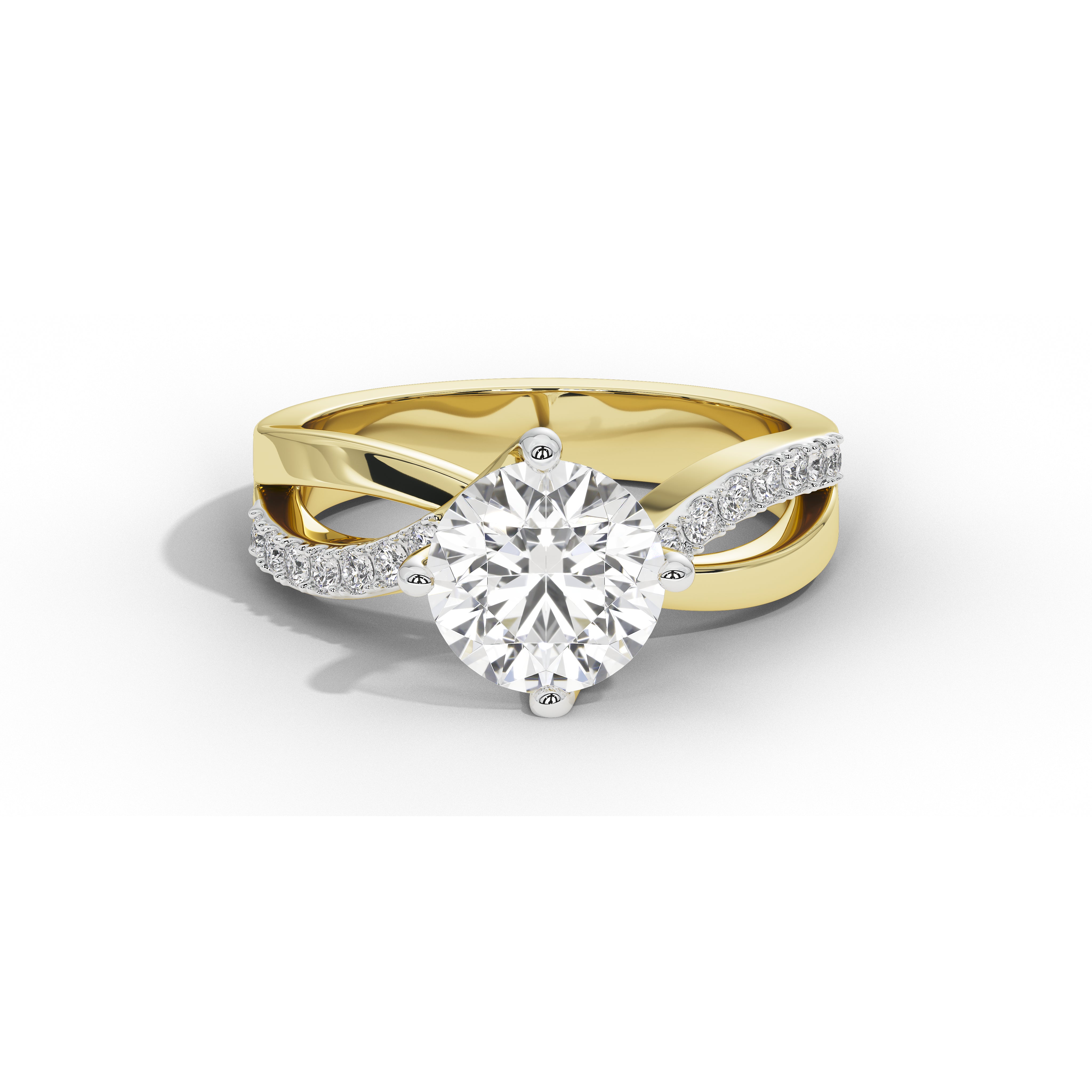 3 Carat Livia Classic Twist Ring