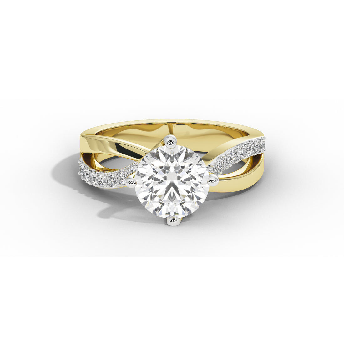 3 Carat Livia Classic Twist Ring
