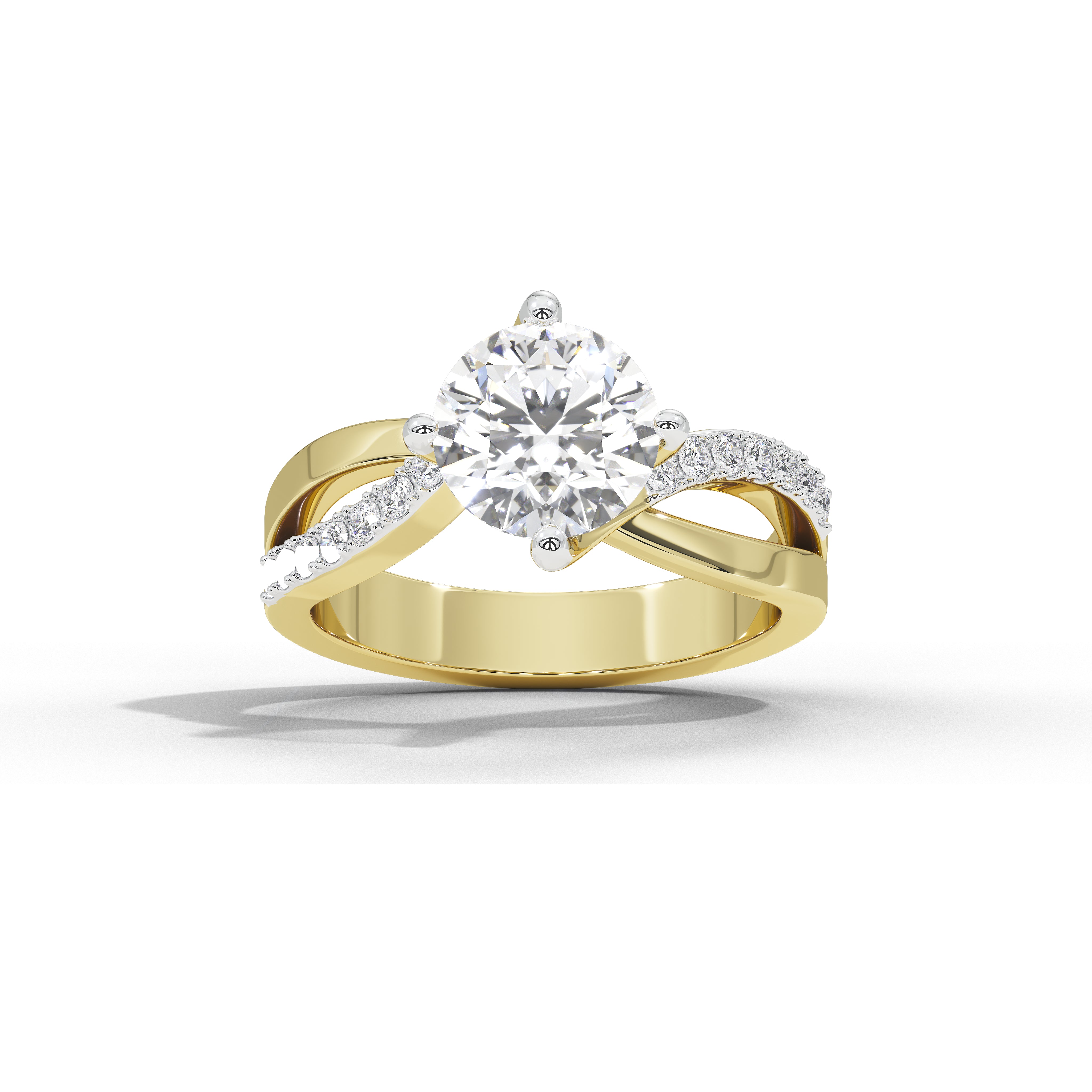 3 Carat Livia Classic Twist Ring