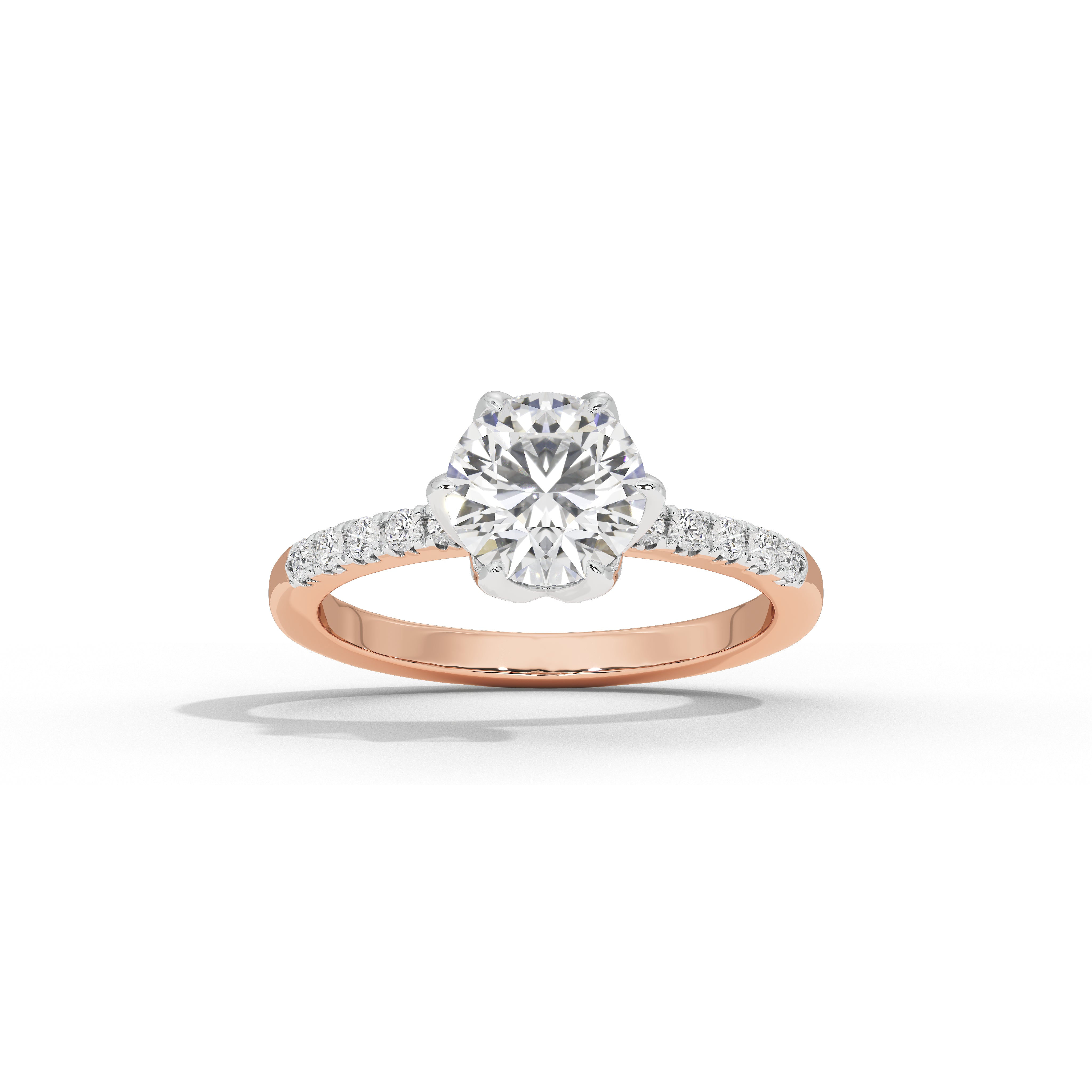 1.5 Carat Maahika Round Diamond Ring