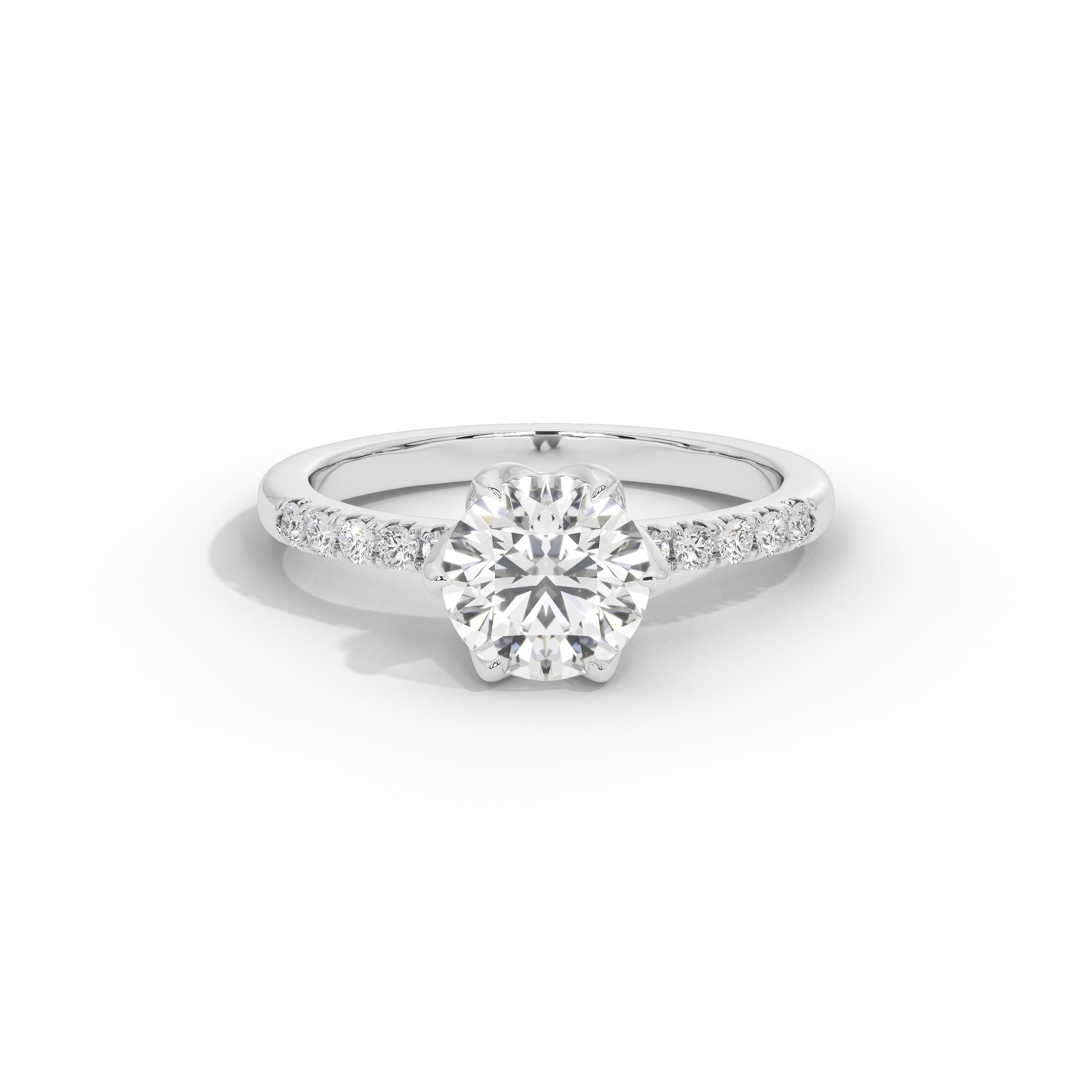 1.5 Carat Maahika Round Diamond Ring