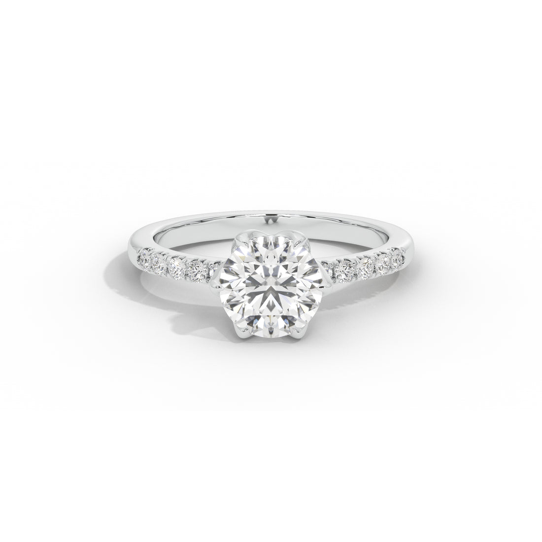 1.5 Carat Maahika Round Diamond Ring