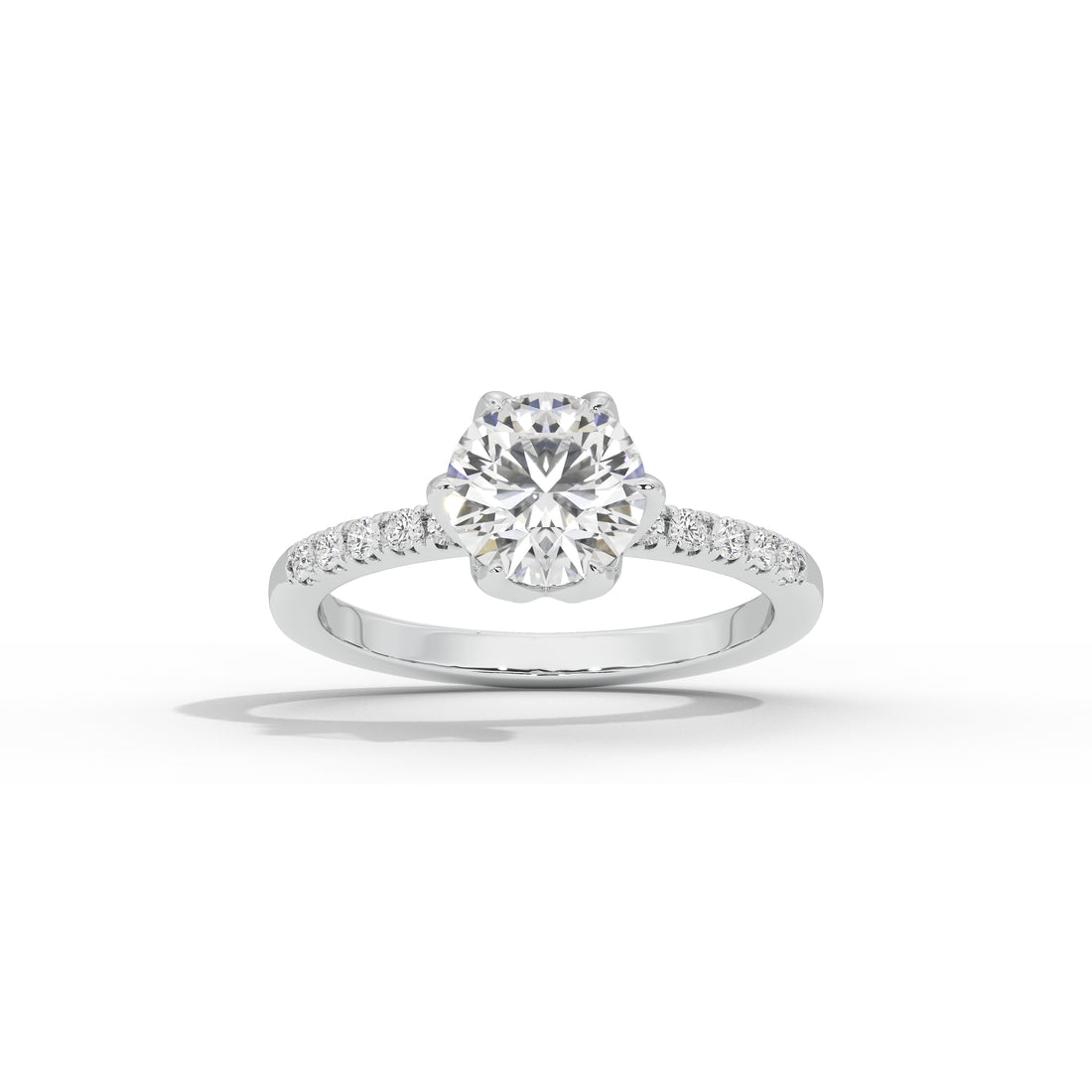 1.5 Carat Maahika Round Diamond Ring