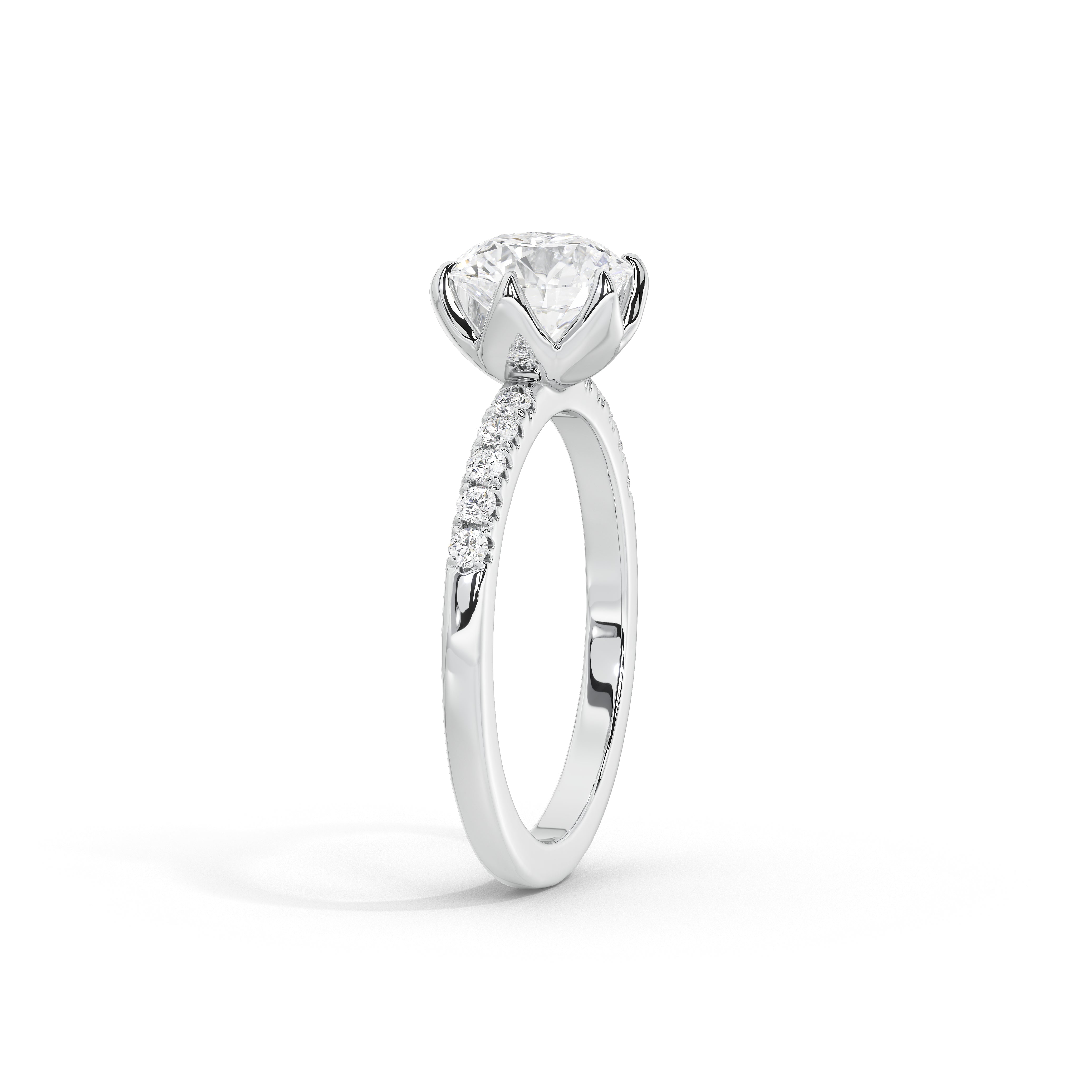1.5 Carat Maahika Round Diamond Ring