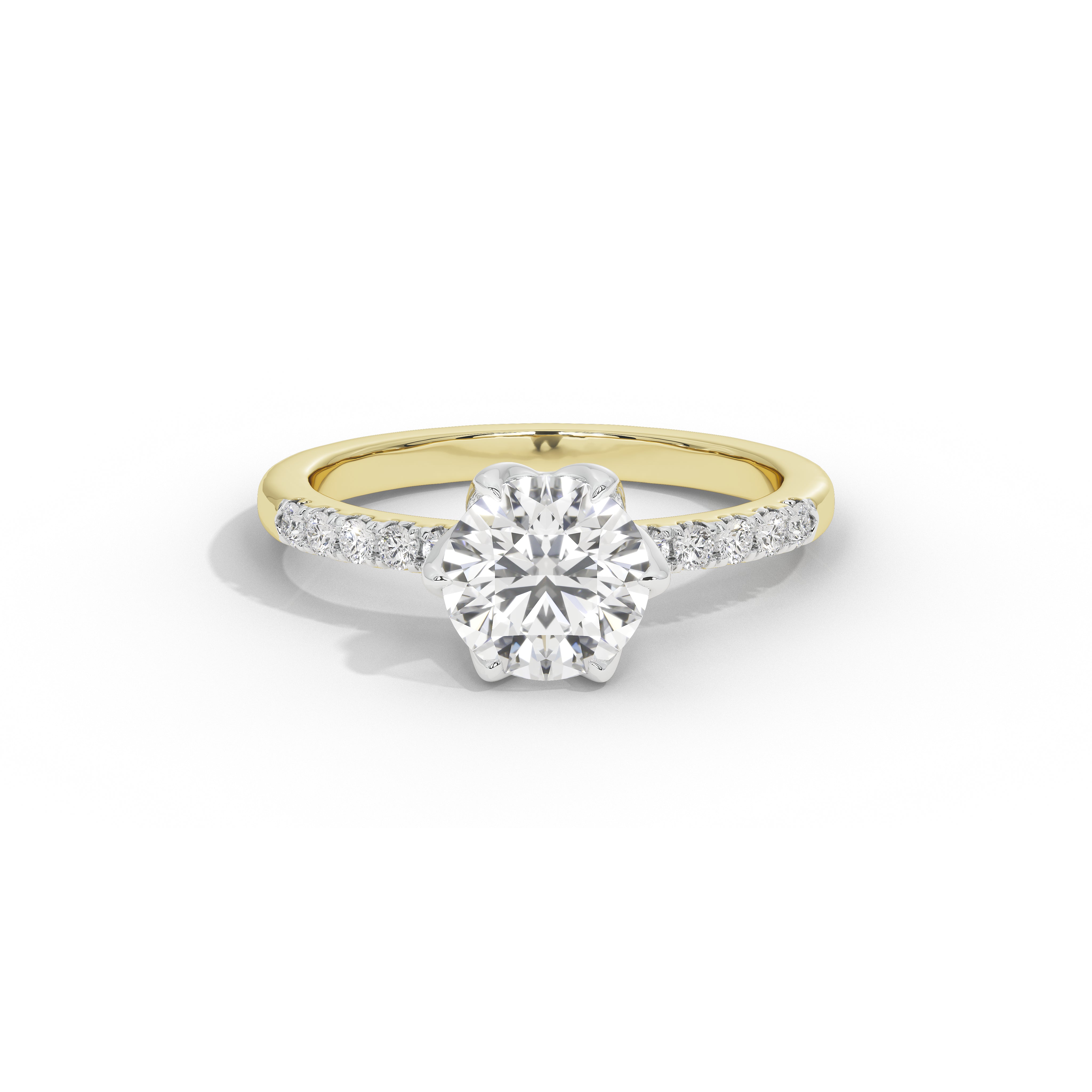 1.5 Carat Maahika Round Diamond Ring