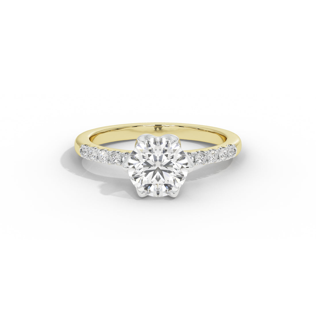 1.5 Carat Maahika Round Diamond Ring