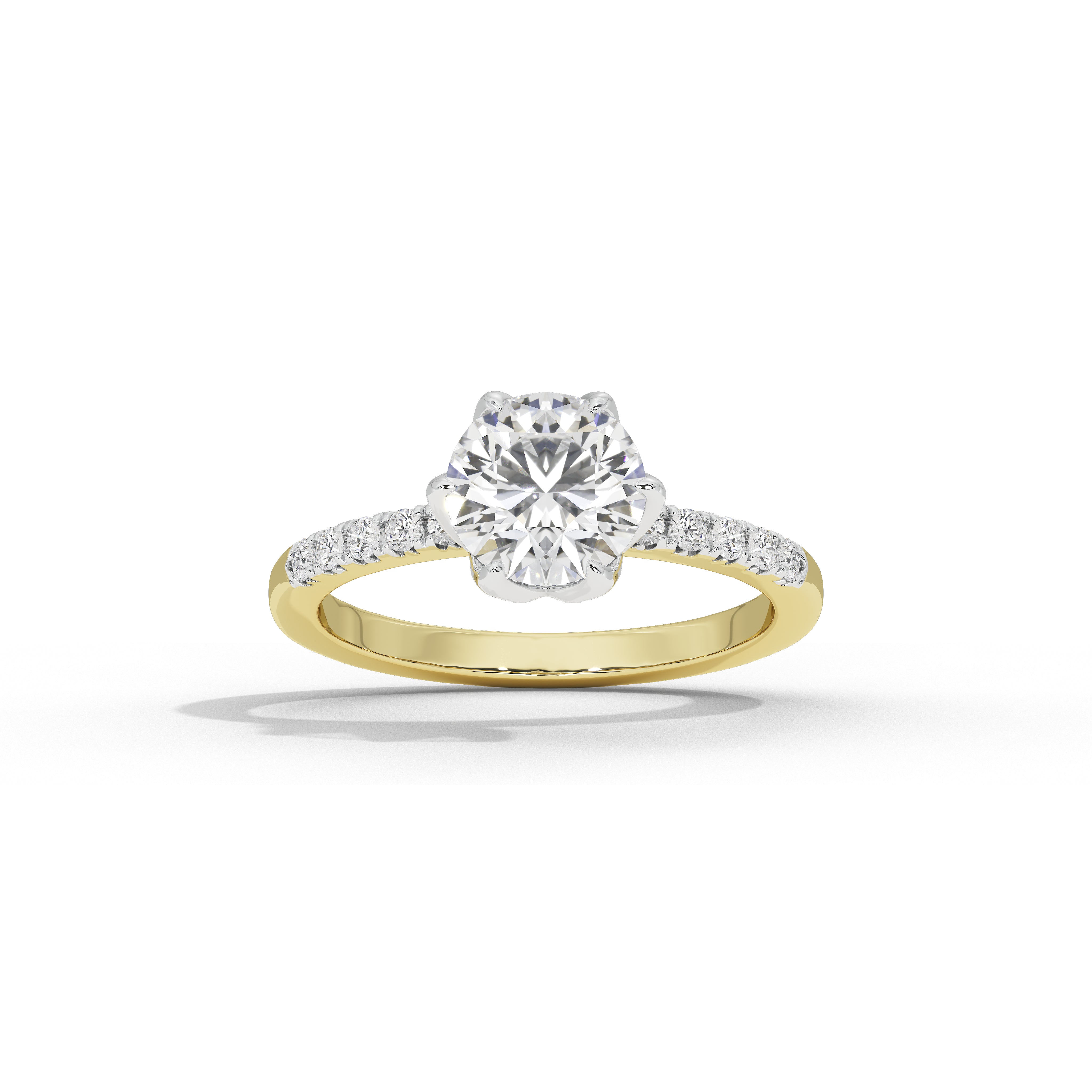 1.5 Carat Maahika Round Diamond Ring