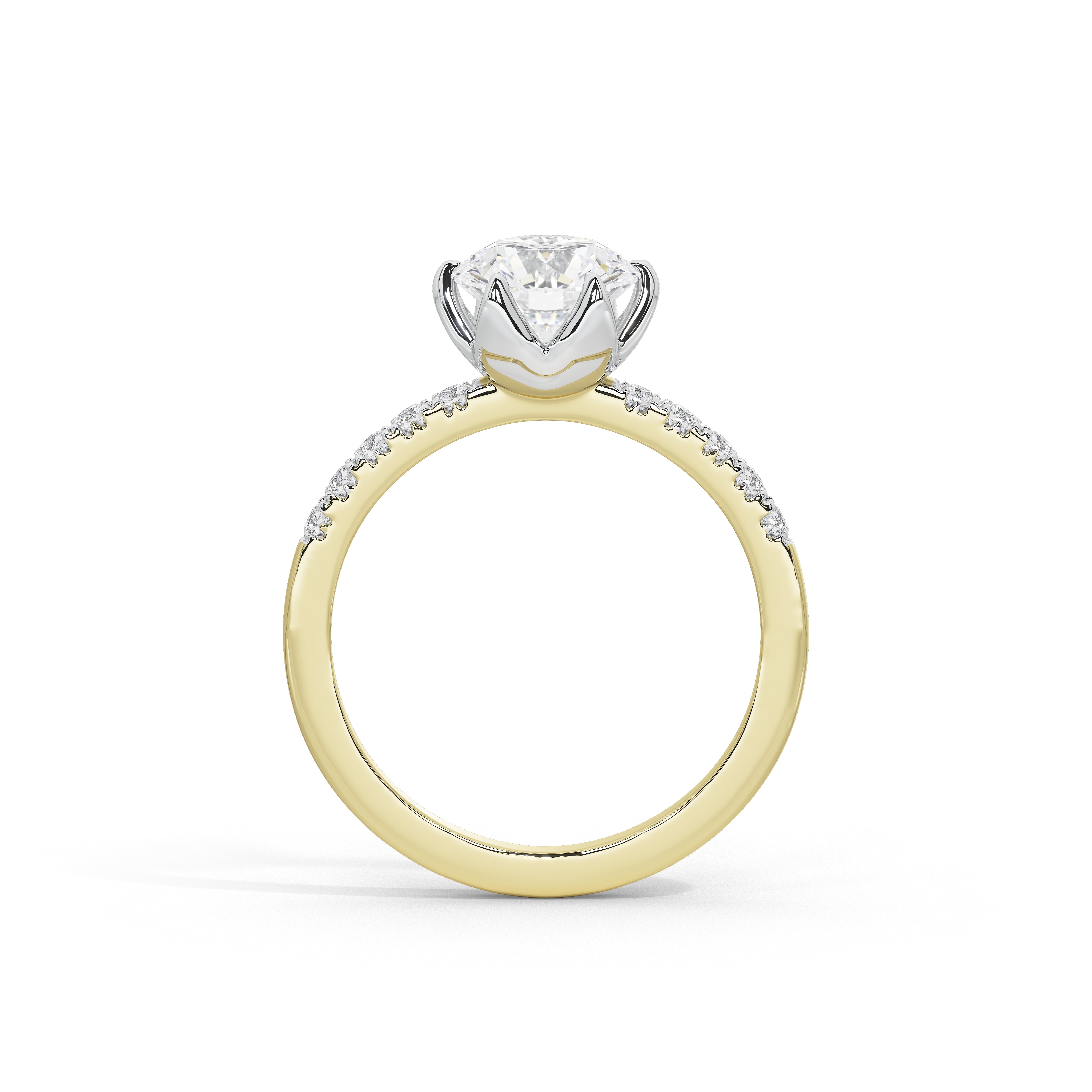 1.5 Carat Maahika Round Diamond Ring